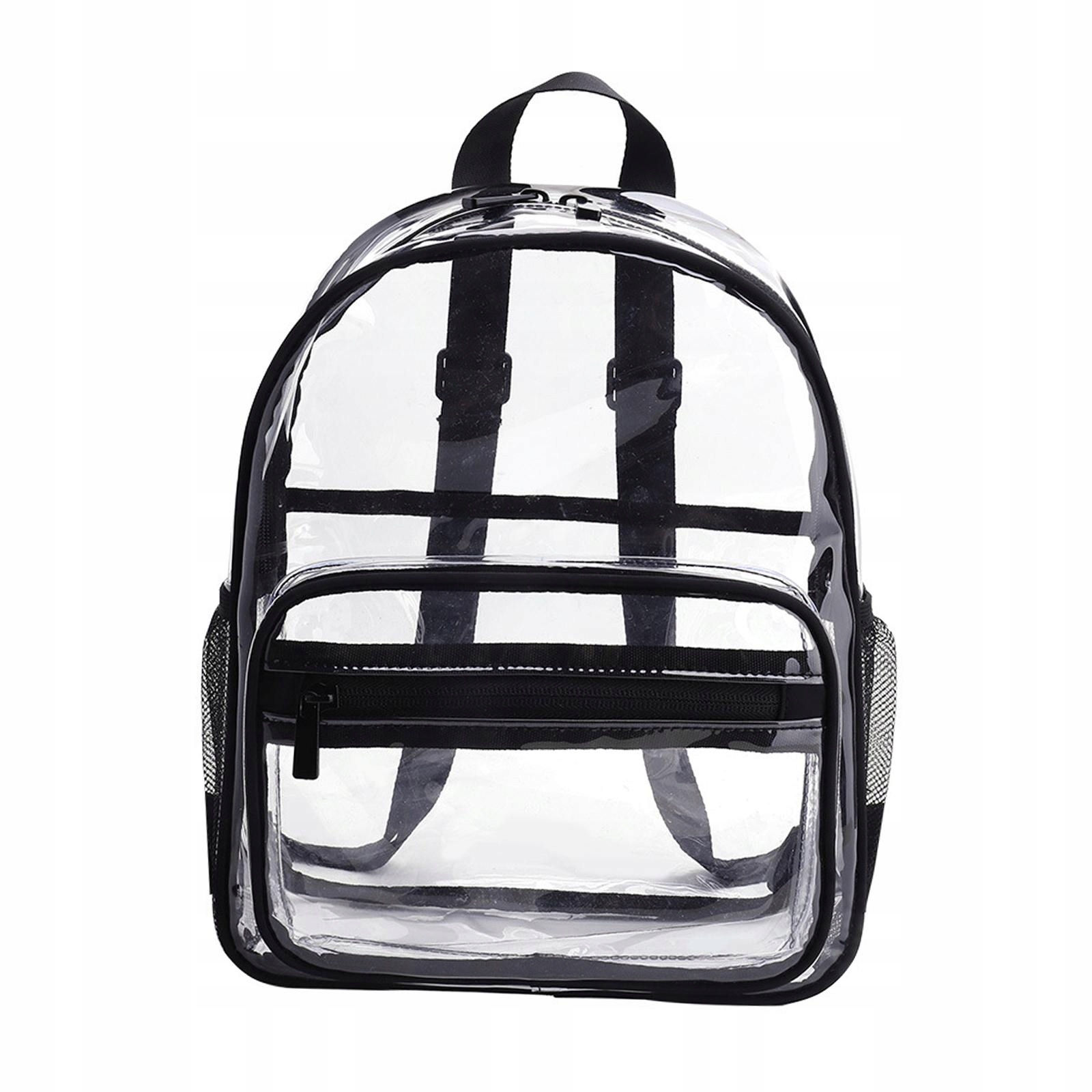 Przezroczysty plecak Wytrzymała torba z regulowany