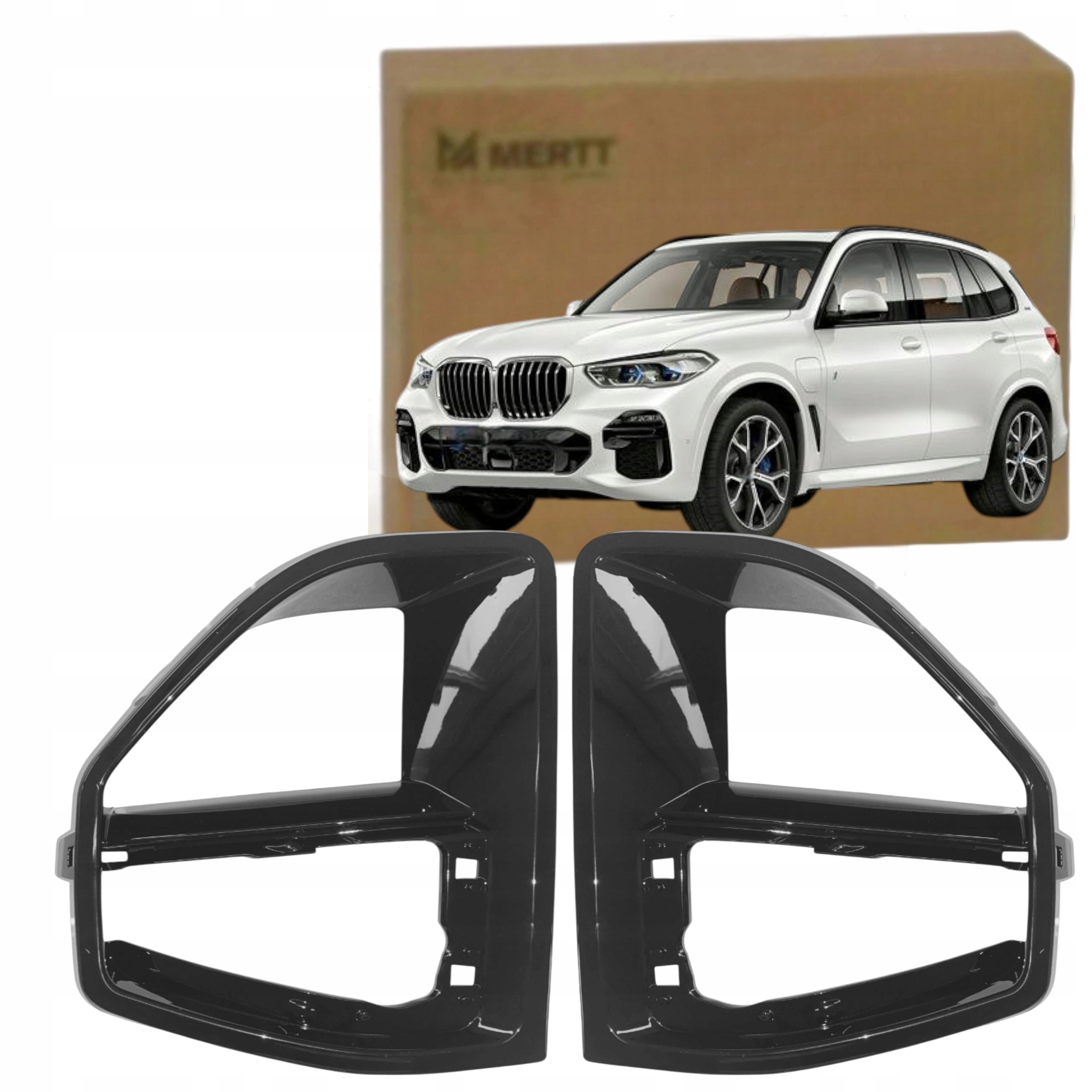 Bmw X5 G05 M Sada Atrapy V Nárazníku Levá Pravá Krytka Mřížka Komplet