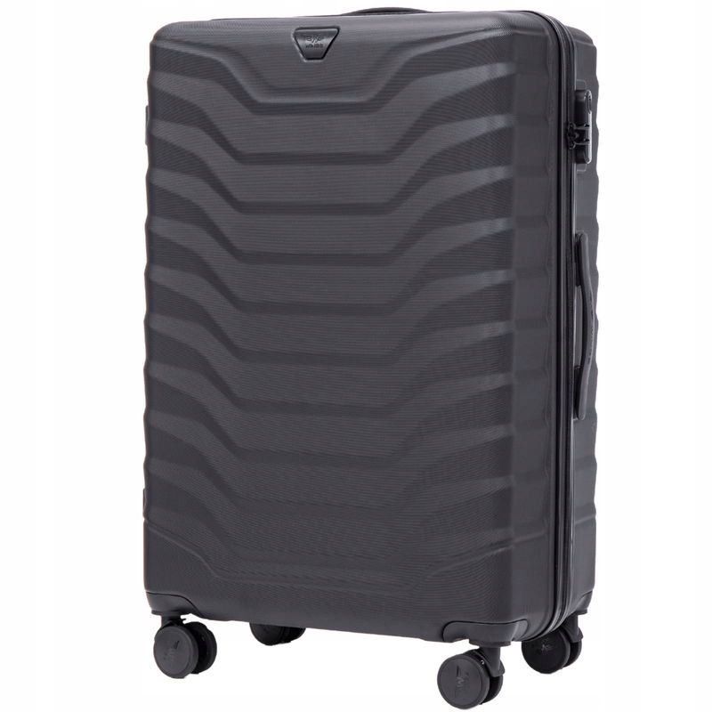 Kufr Wings Abs Střední Peafowl 4 Kola 24" 63 L Černý