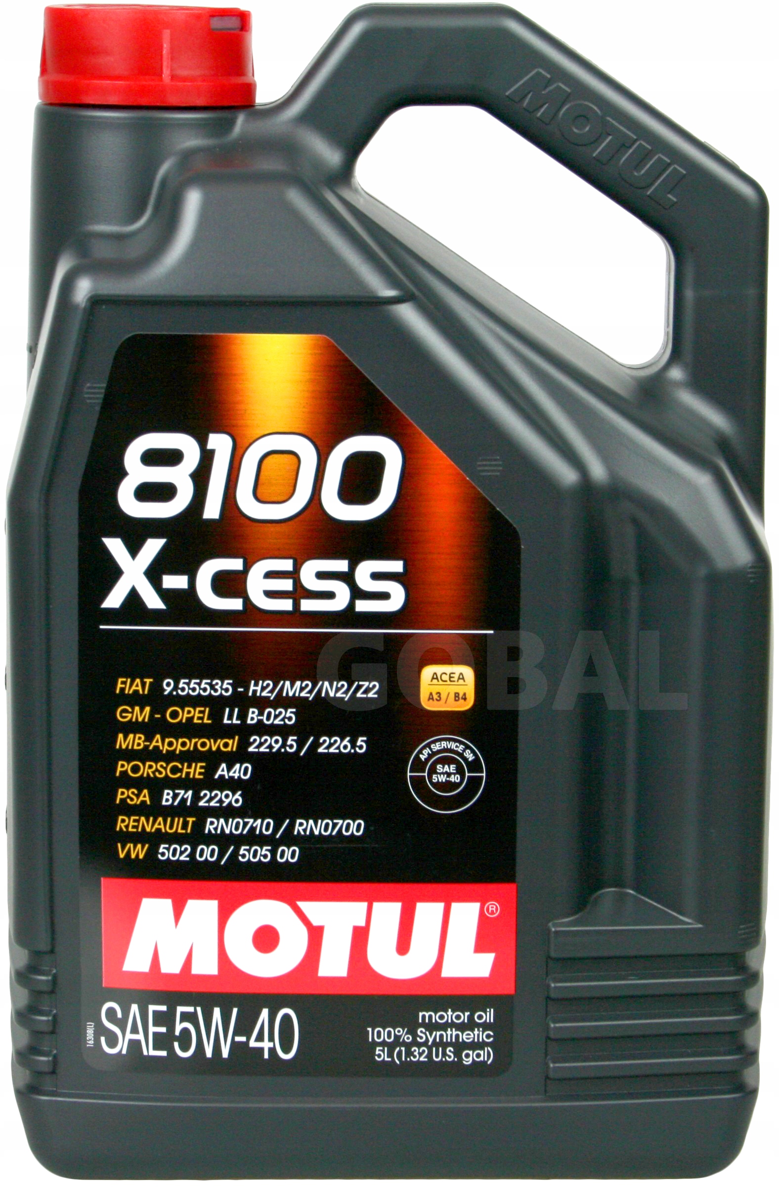 Olej Motul 8100 X-cess 5W40 5L 502 00/505 00
