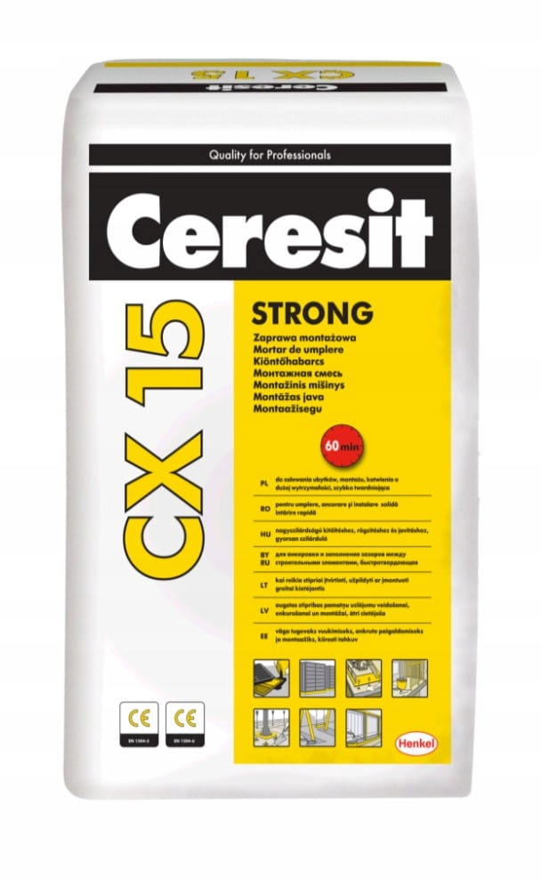 

Ceresit CX 15 zaprawa montażowa 25 kg