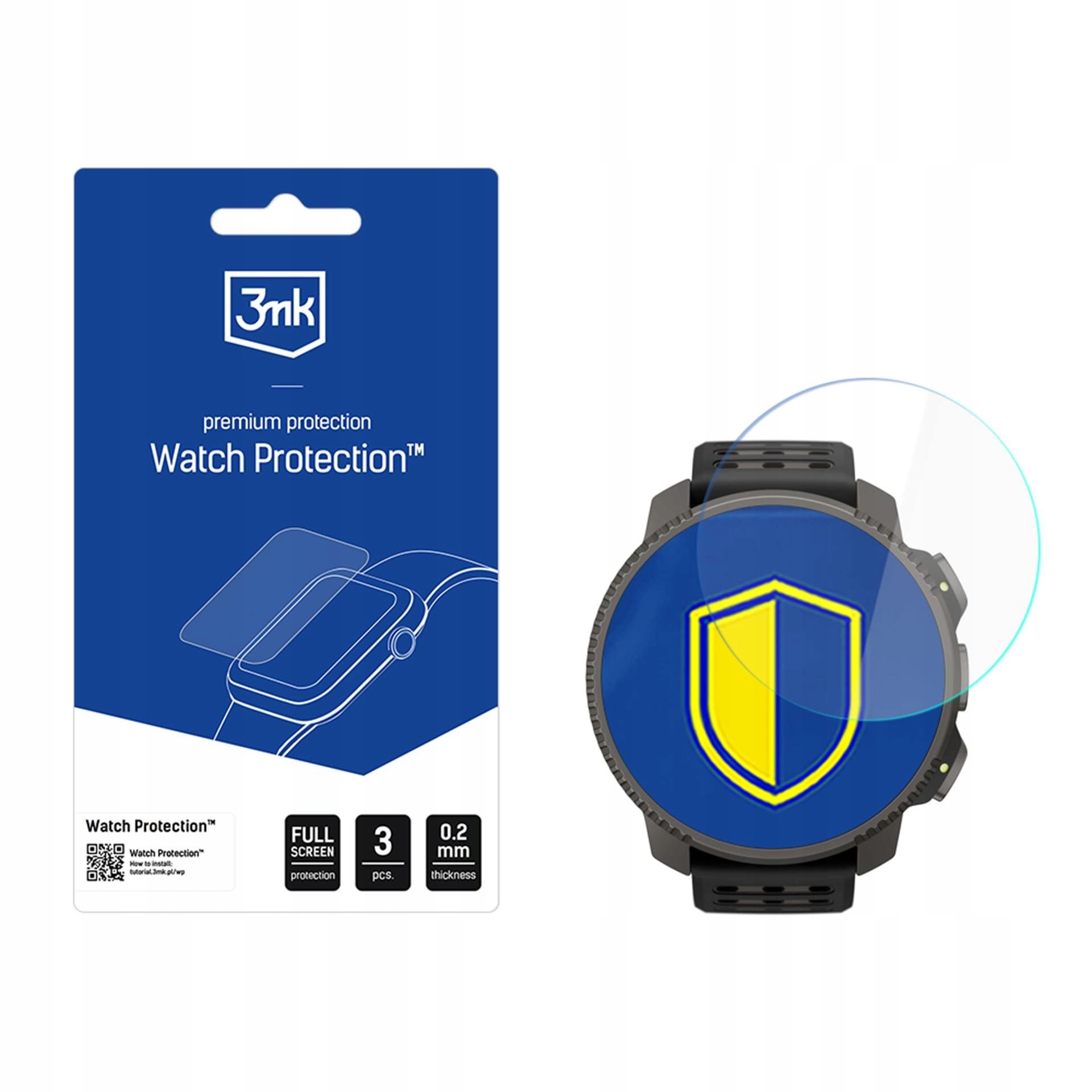 3 szt. Szkło hybrydowe do Suunto Vertical 2 49mm 3mk Watch Protection