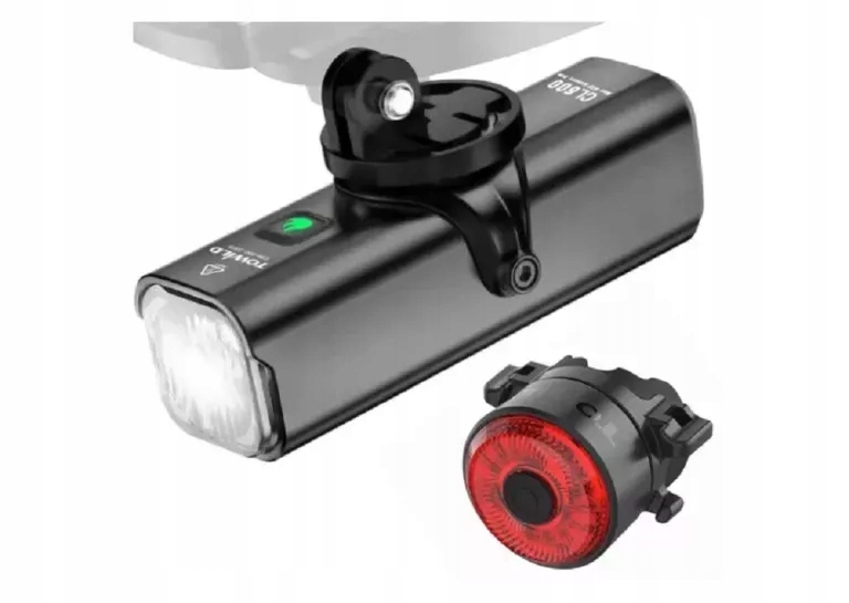 Zestaw Lampek Rowerowych Towild CL600+TL03 5904041771101