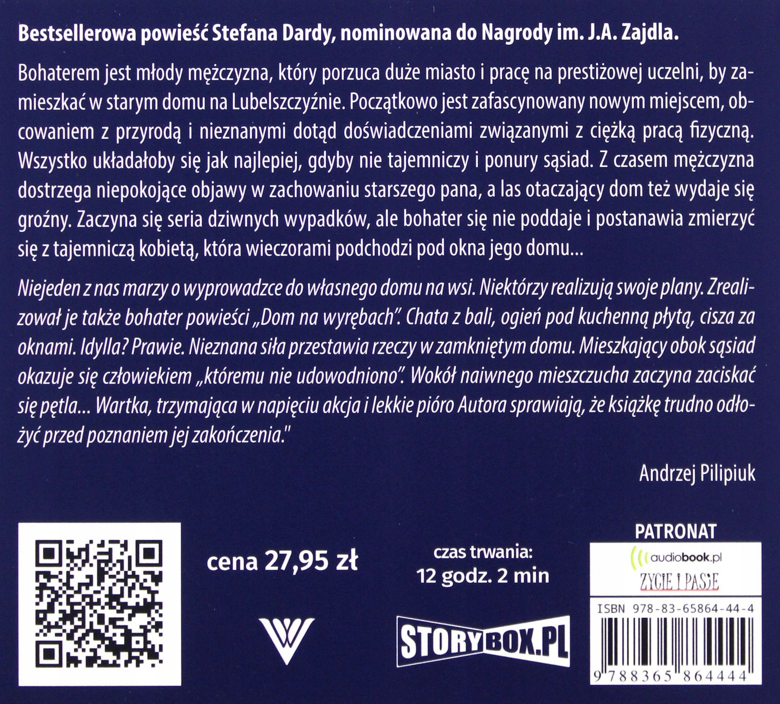 DOM NA WYRĘBACH. - STEFAN DARDA [AUDIOBOOK] Stan opakowania oryginalne