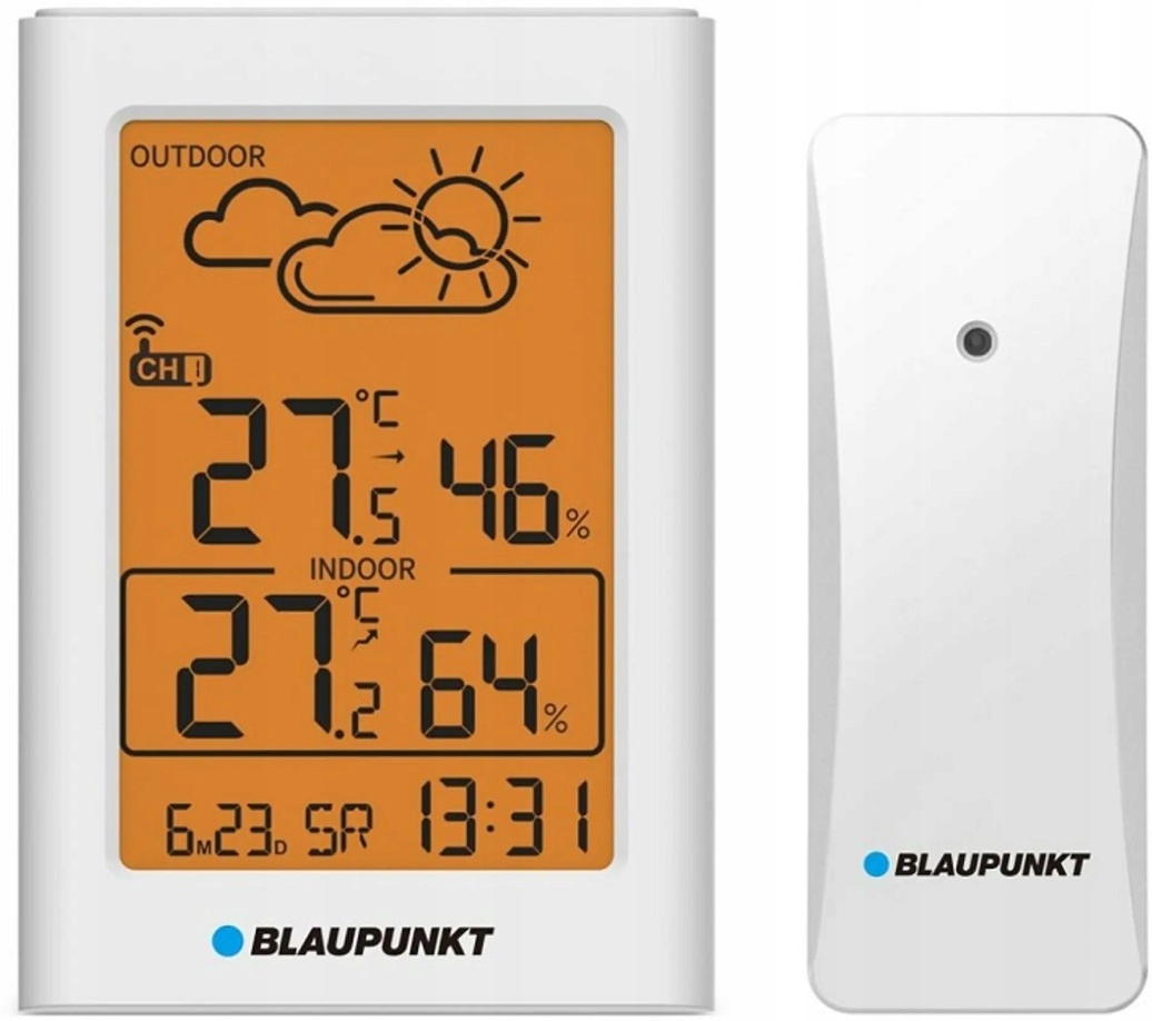 Meteostanice Blaupunkt WS15WH Teplota Vlhkost Senzor