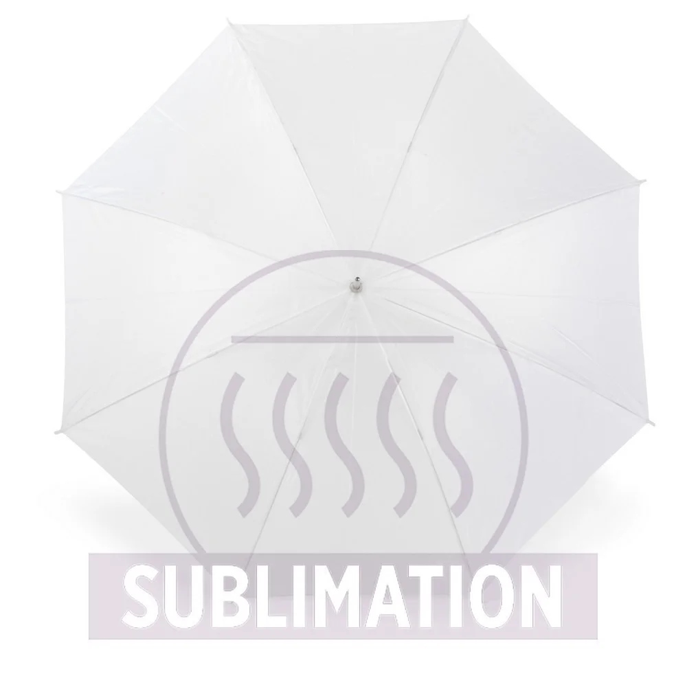 Parasol automatyczny, poliester 170T, biały