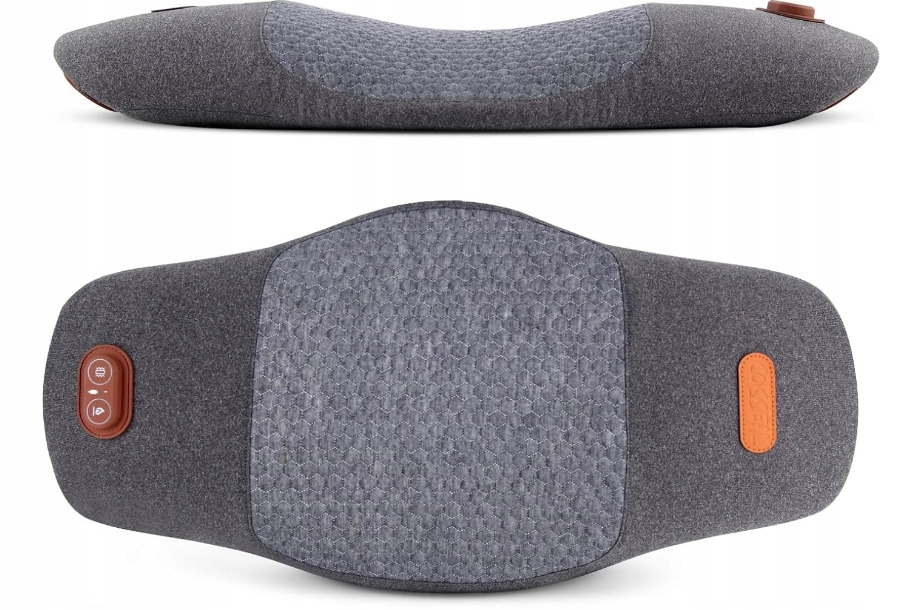 Elektryczna Poduszka Lęźwiowa Podgrzewana Masażer Usb-c Ergonomiczna