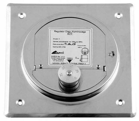 

Regulator ciągu kominowego Rcp-ch Darco