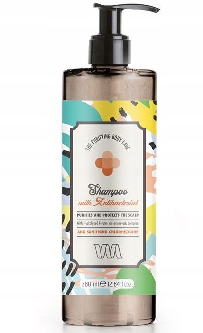 

Szampon do włosów antybakteryjny 380 ml z pompką