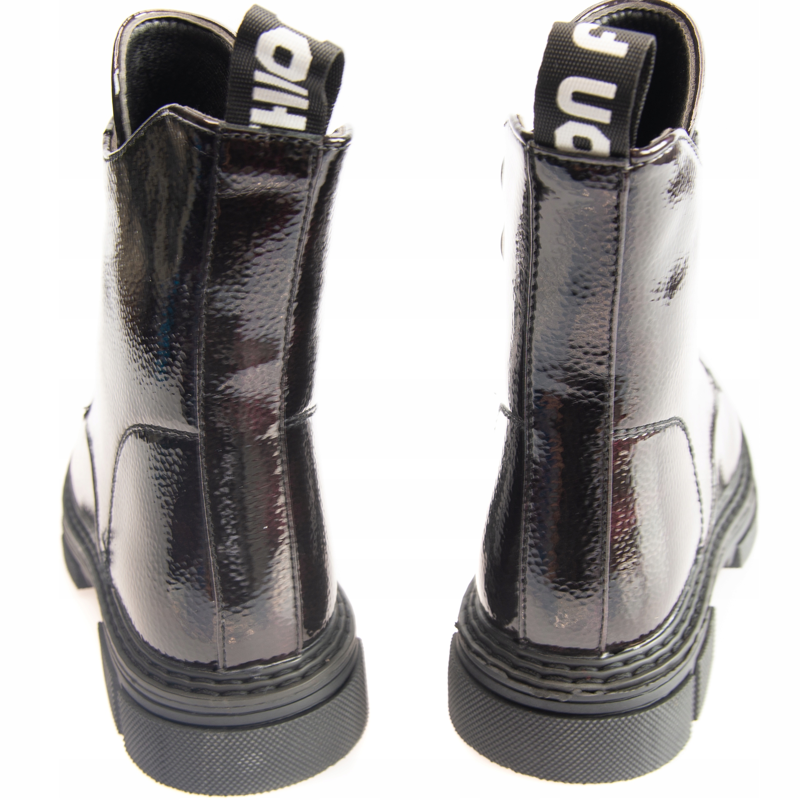 BOTKI KOZAKI DZIEWCZĘCE OCIEPLANE SUWAK 37 Długość wkładki wew. 23 cm