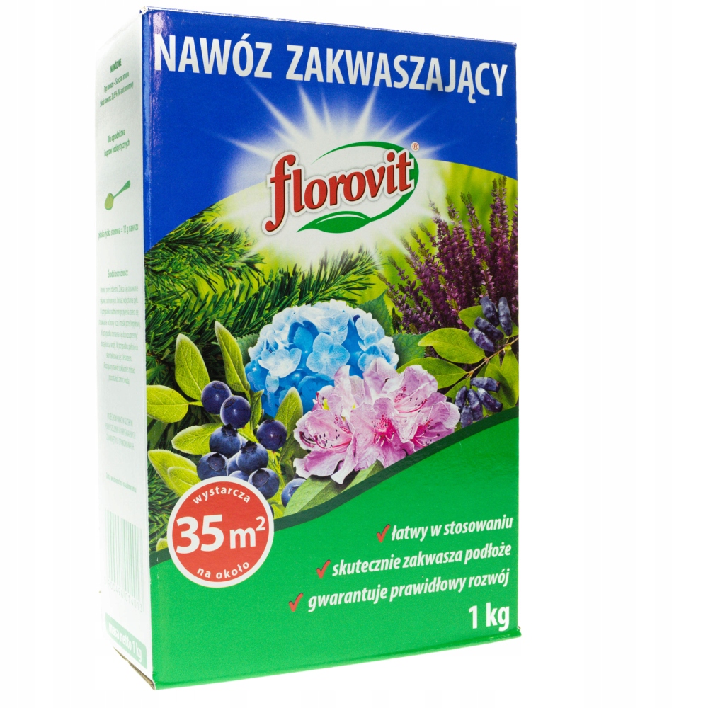 

Florovit Zakwaszający Nawóz, Obniża Ph 1KG