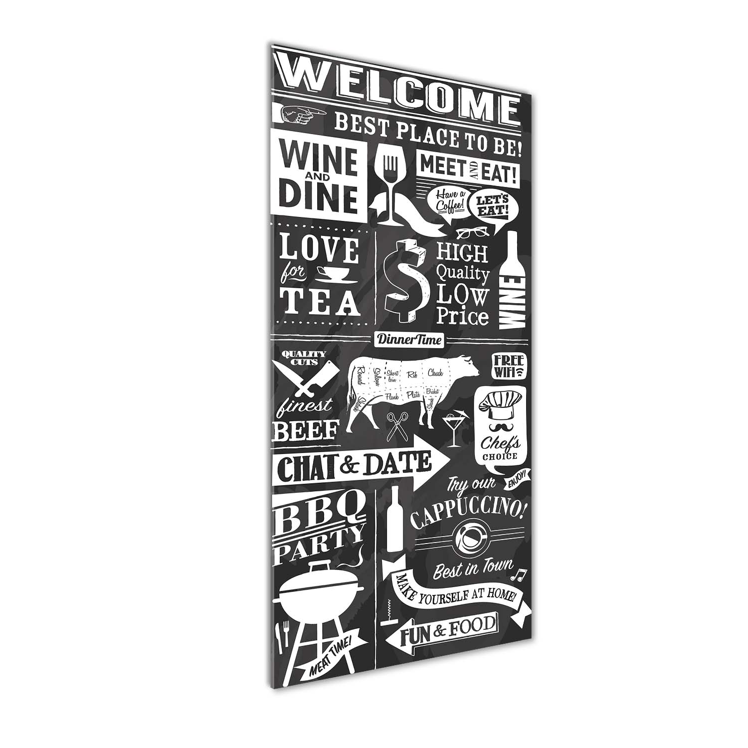 

Foto obraz szkło hartowane Restauracja 50x125 cm