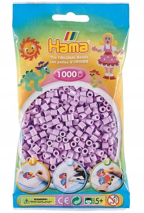 

Hama MIDI 1000 Koraliki 20796 Kolor Jasny Liliowy