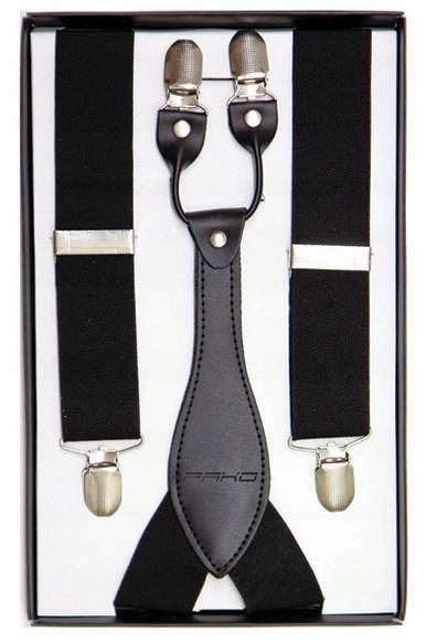 Szelki Męskie do Spodni M.2 Czarne Pako Jeans