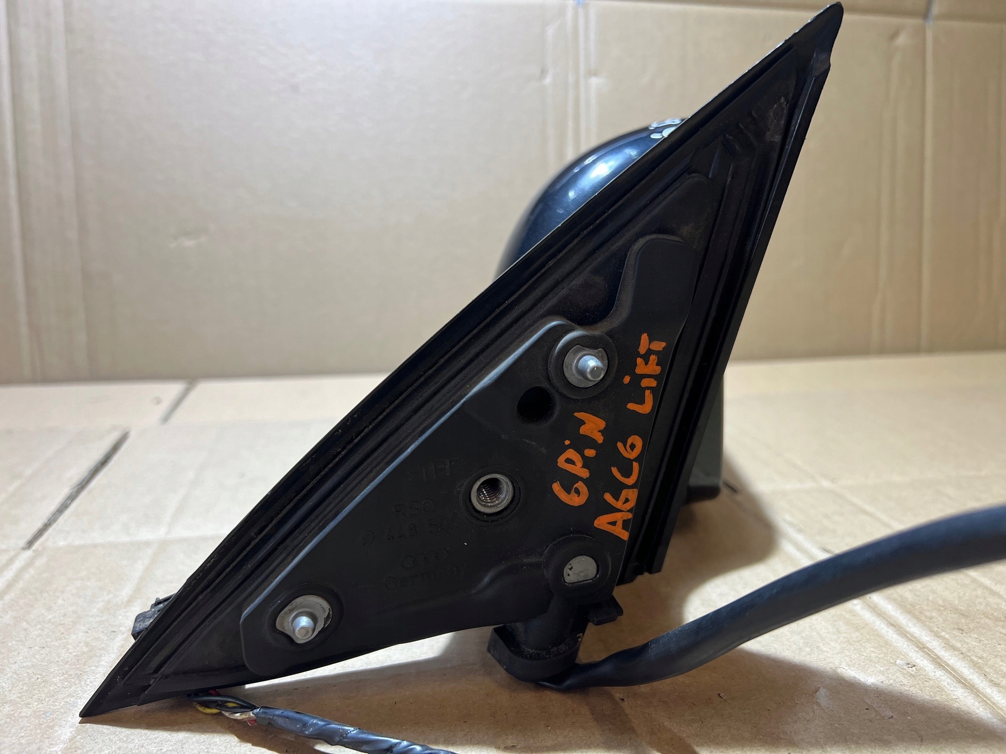AUDI A6 C6 LIFT LZ9Y mirror right 6 PIN UK