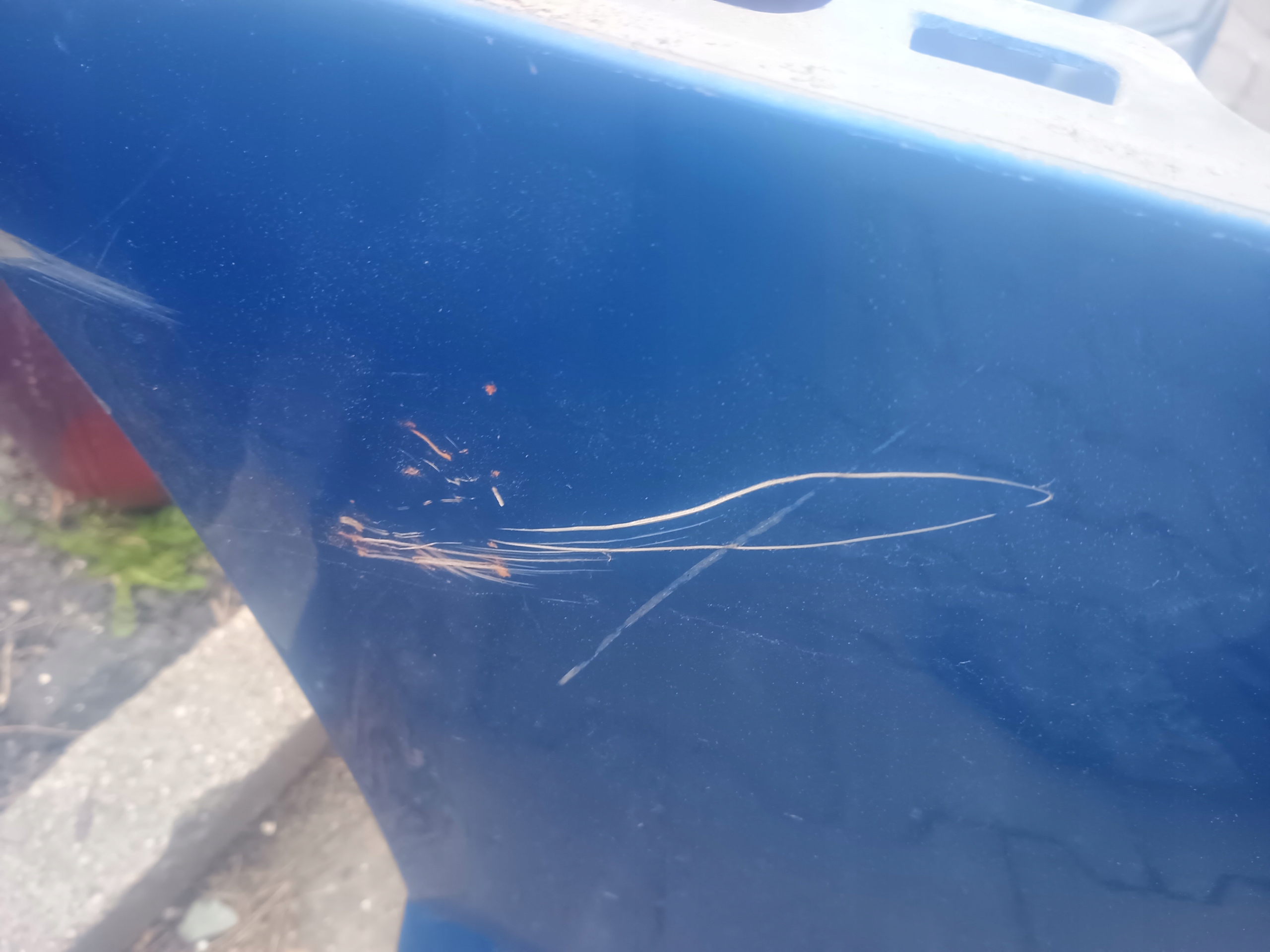 bumper front PEUGEOT 407 washers