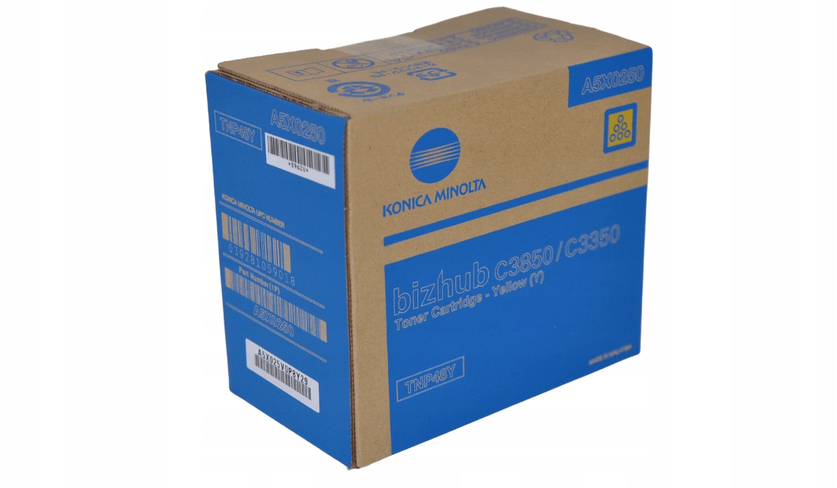 Toner Konica Minolta TNP-48 A5X0250 Y Originál Yellow C3350 C3850