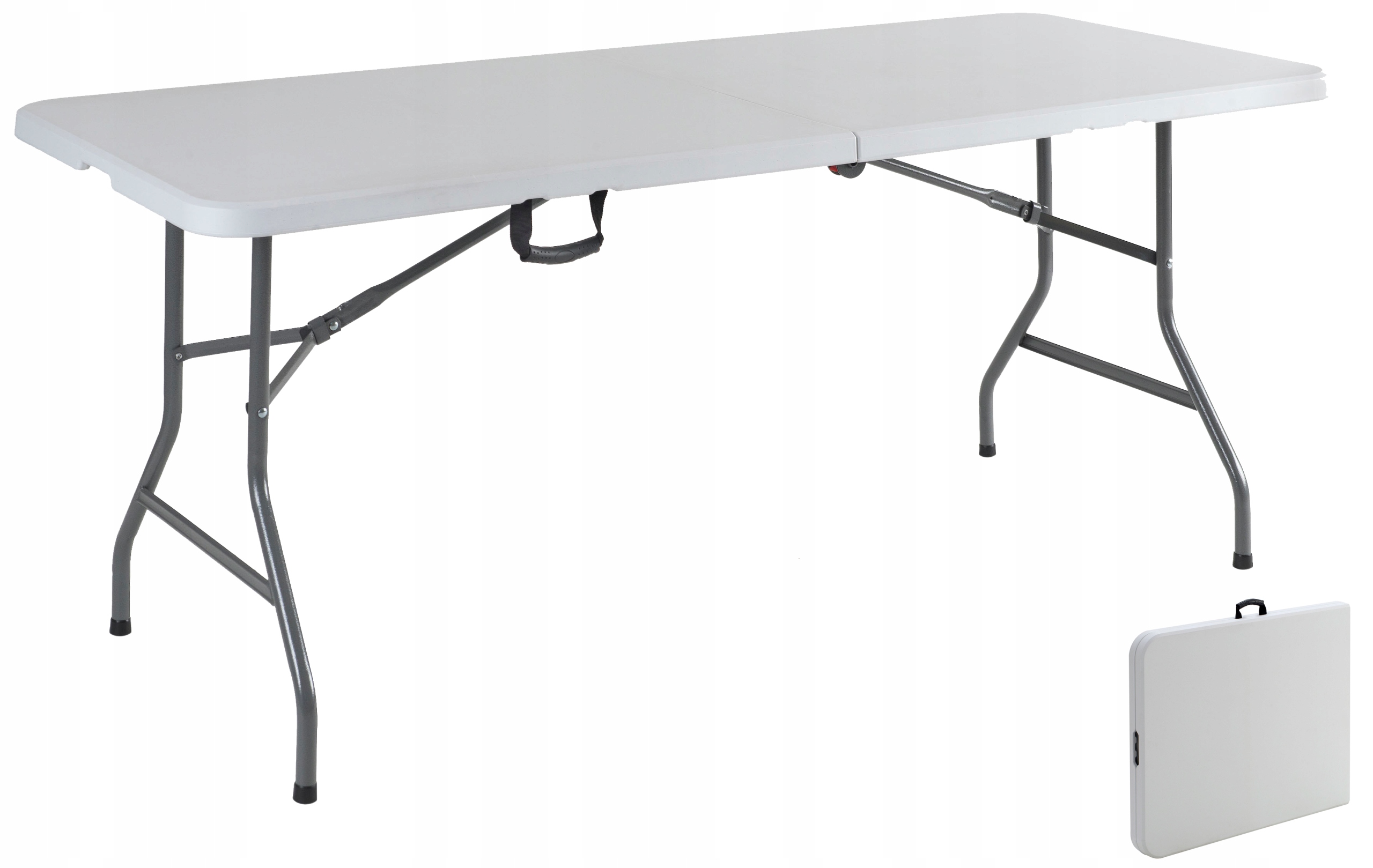 

Stół Ogrodowy Cateringowy Składany 200x90cm biały