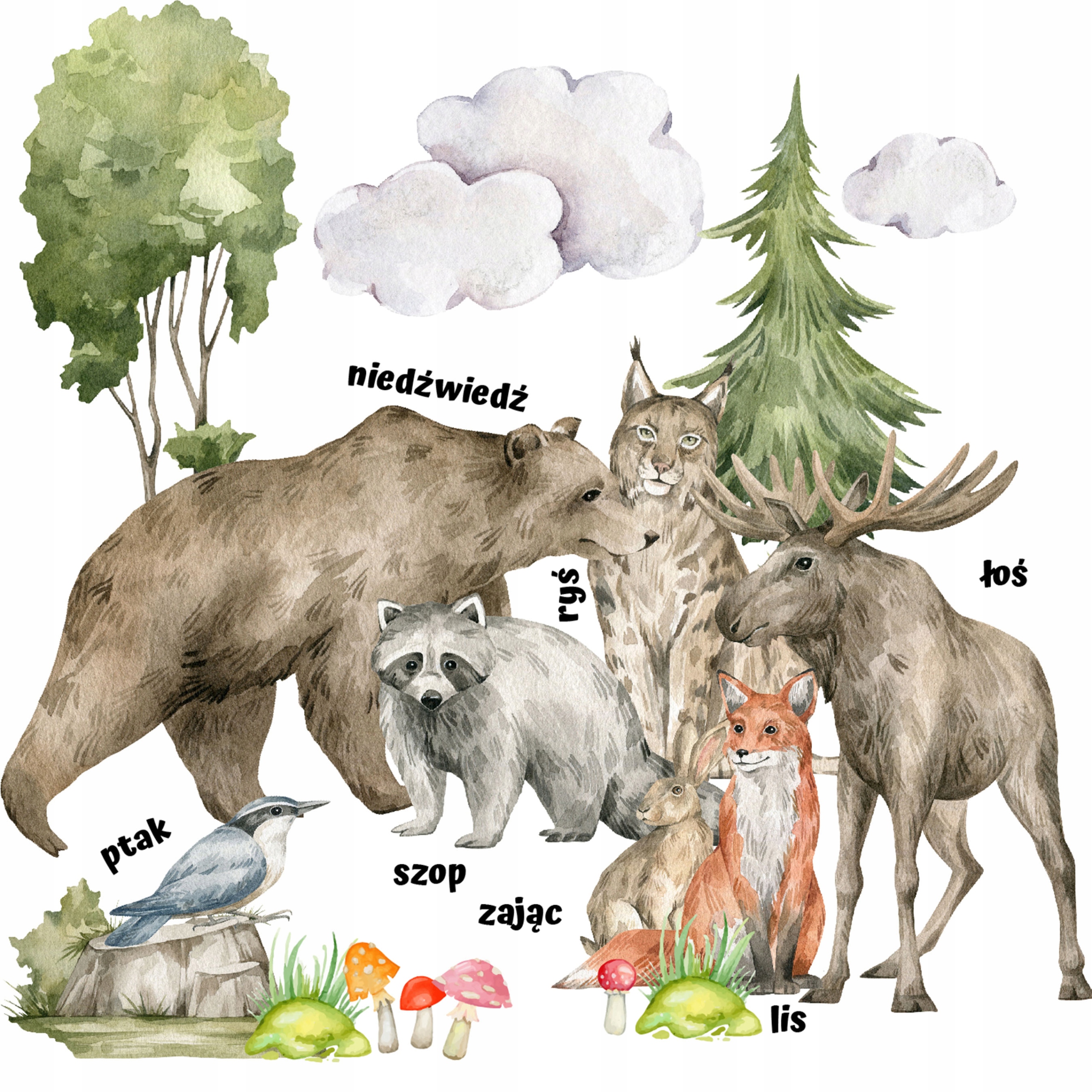 

naklejki naklejka na ścianę do pokoju dzieci 300