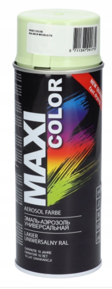 

Maxi Color Ral 6019 Farba Lakier Seledynowy Spray