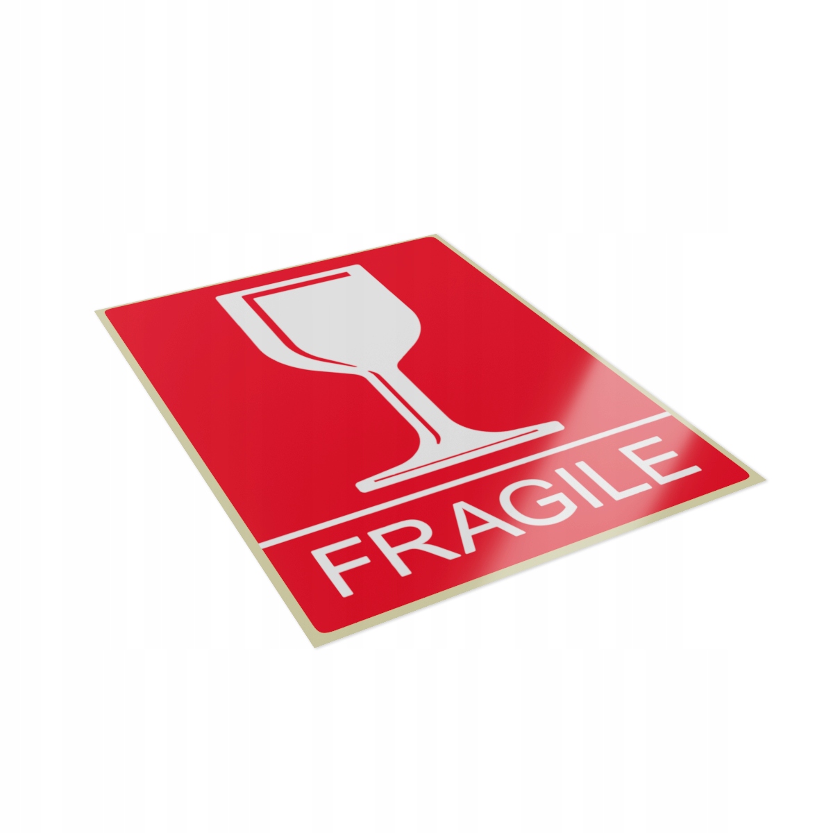 

Duża etykieta ostrzegawcza Fragile 205x285 10szt