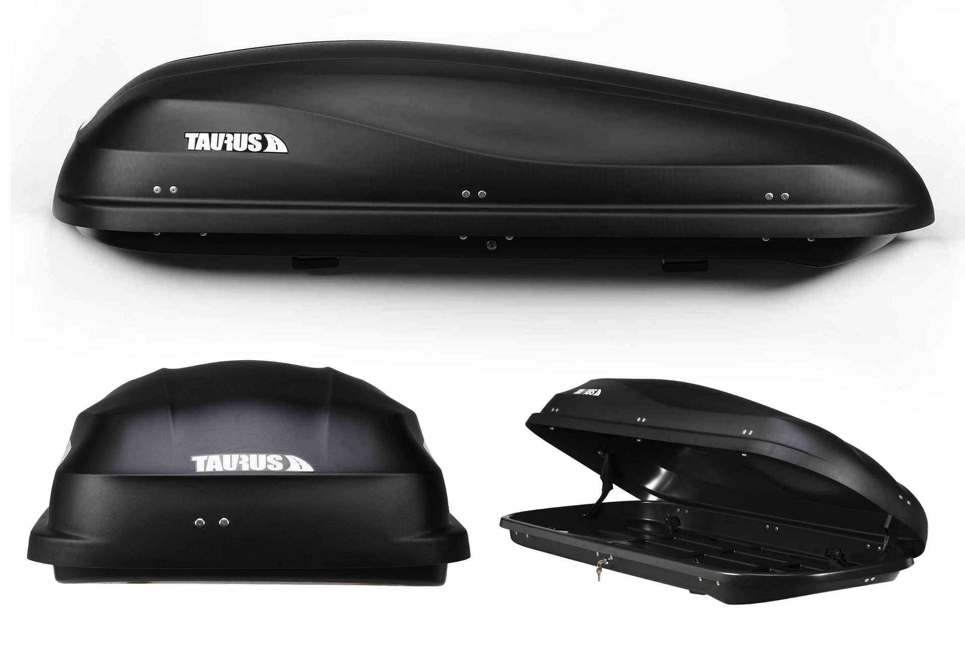 Box dachowy Taurus Altro 460 czarny carbon paka