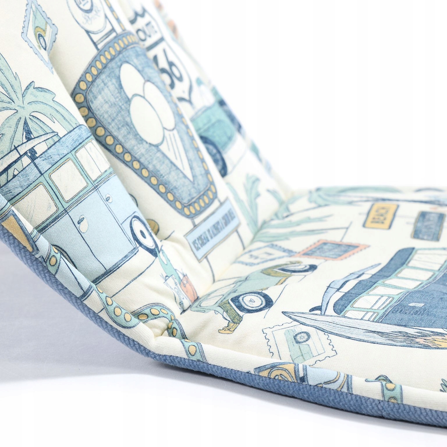 La Millou Organic Stroller Pad Route 66 Colour Kod producenta OJC-VC-SP-R66CR-DVB