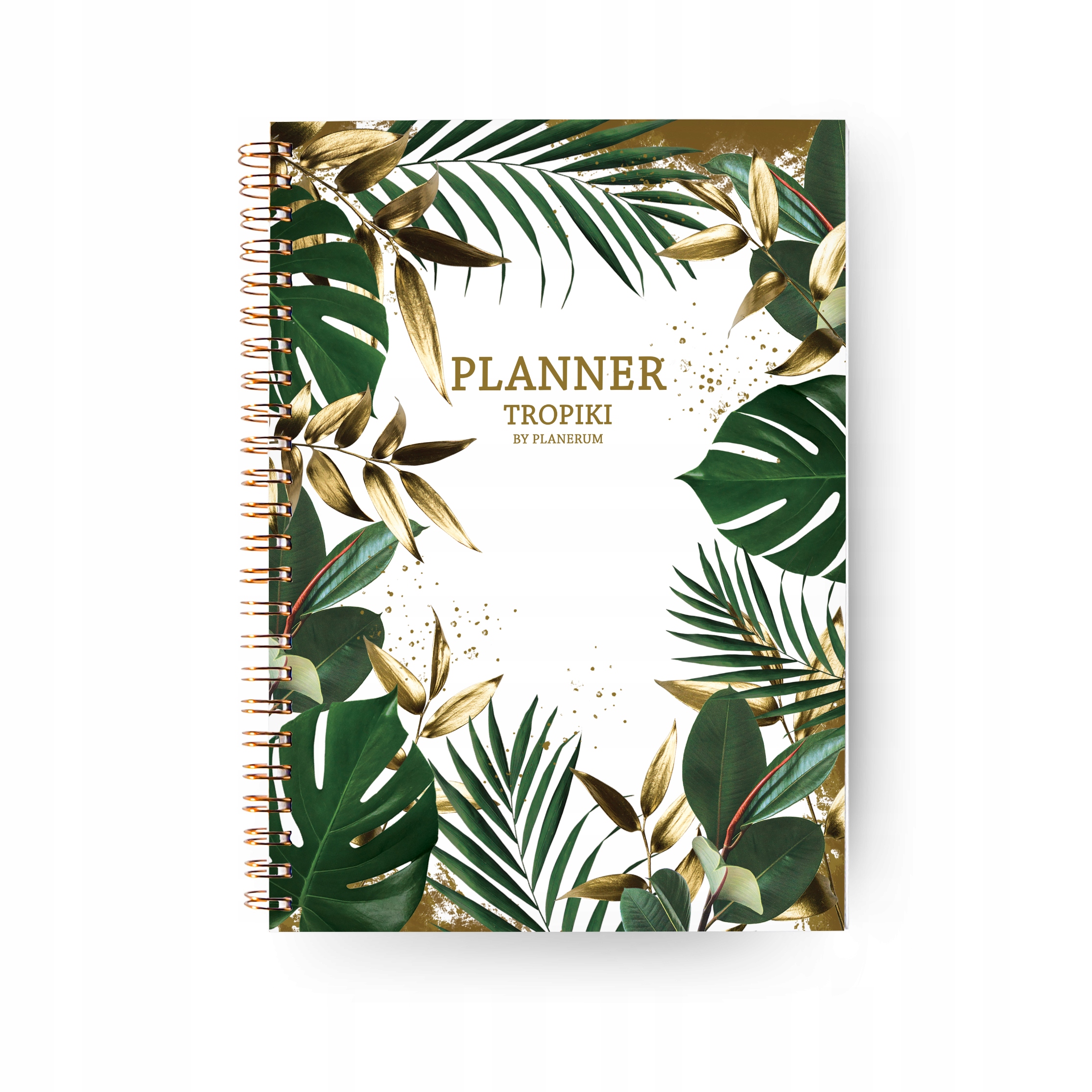 PLANER Dzienny a5 Niedatowany Planner Tropiki