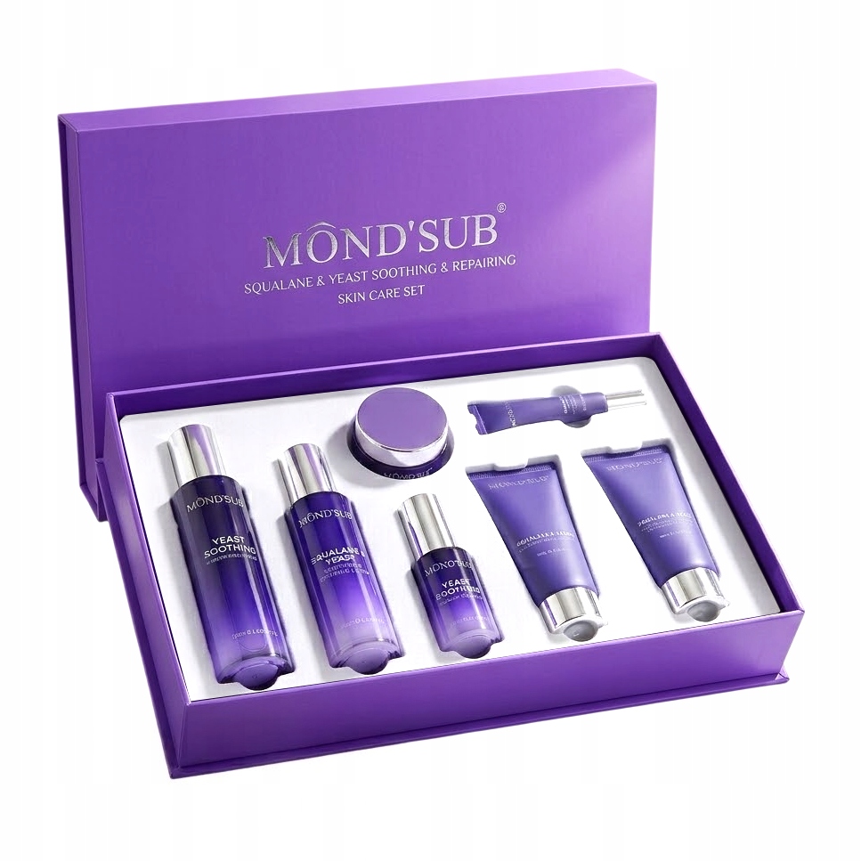Zestaw kosmetyków do pielęgnacji twarzy Squalane&Yeast Mond'sub