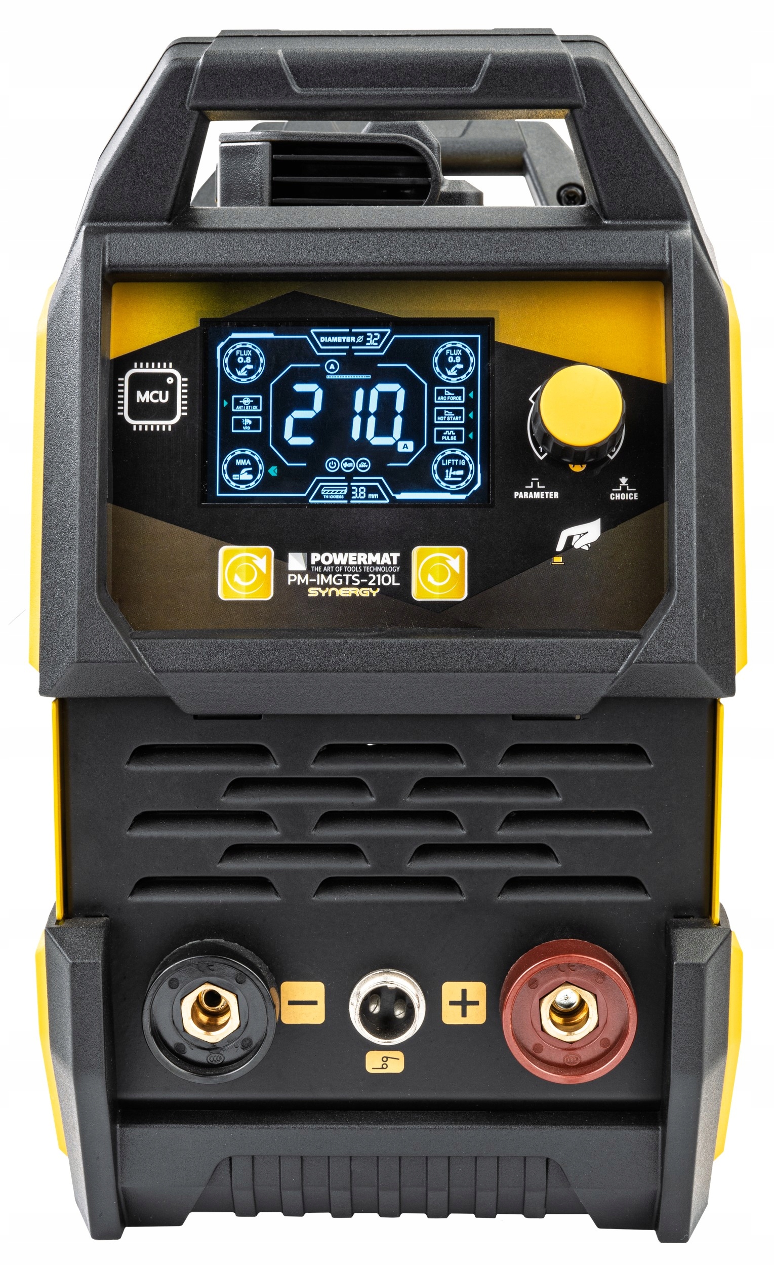 SPAWARKA INWERTOROWA INWERTEROWA MIGOMAT MIG MAG MMA TIG LIFT 210A SYNERGIA Długość 360 mm