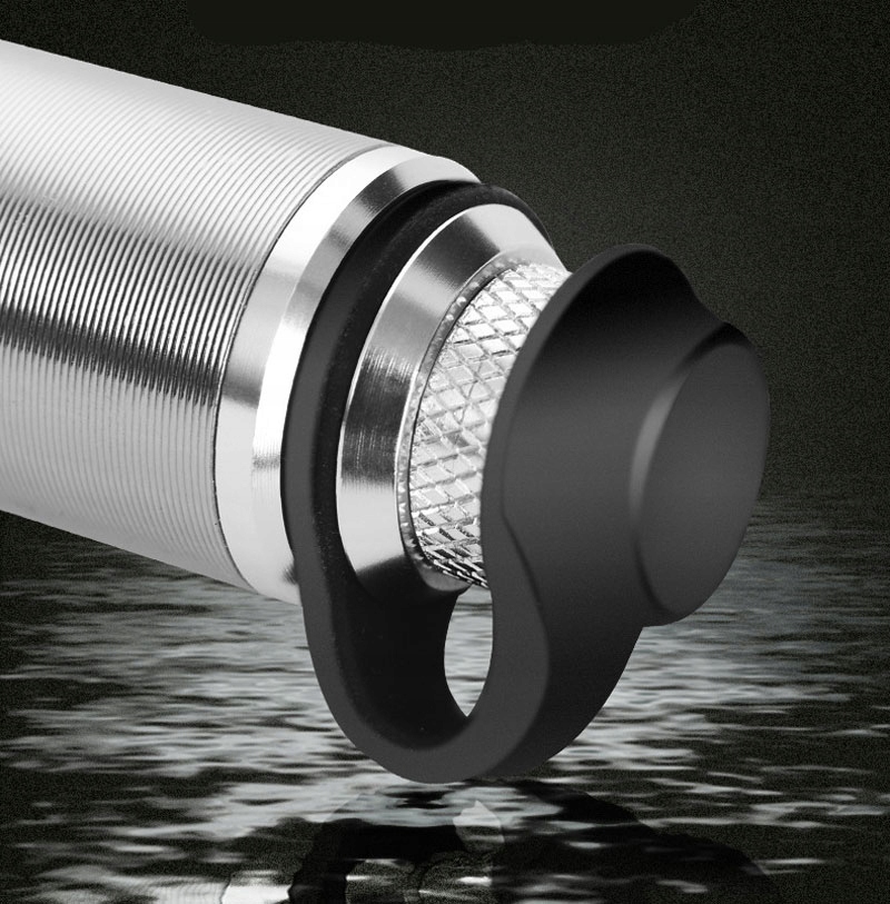 MINI POMPKA ROWEROWA RĘCZNA POMPKA DO ROWERU Kolor dominujący srebrny