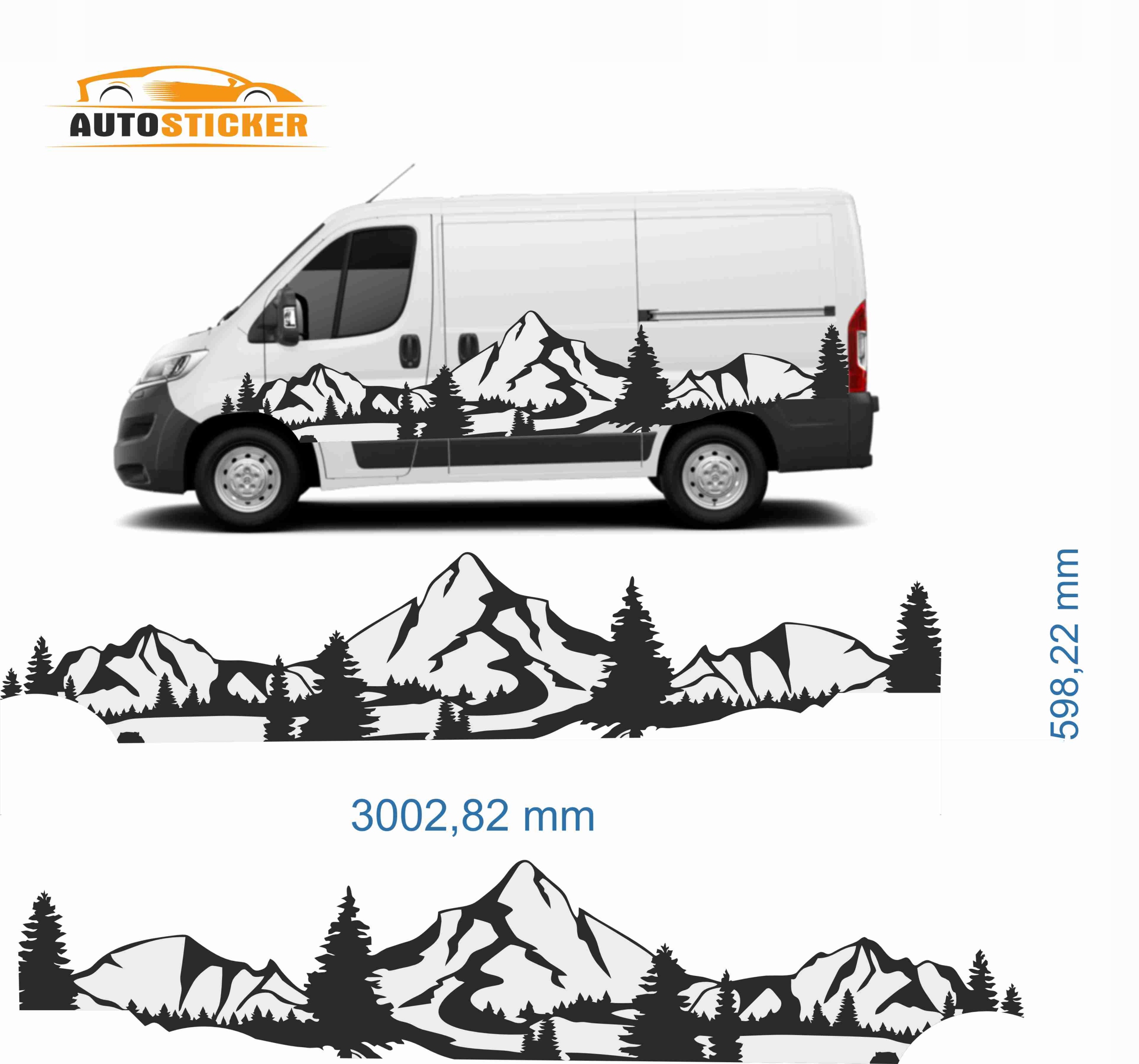 naklejka naklejki bus Citroen Jumper