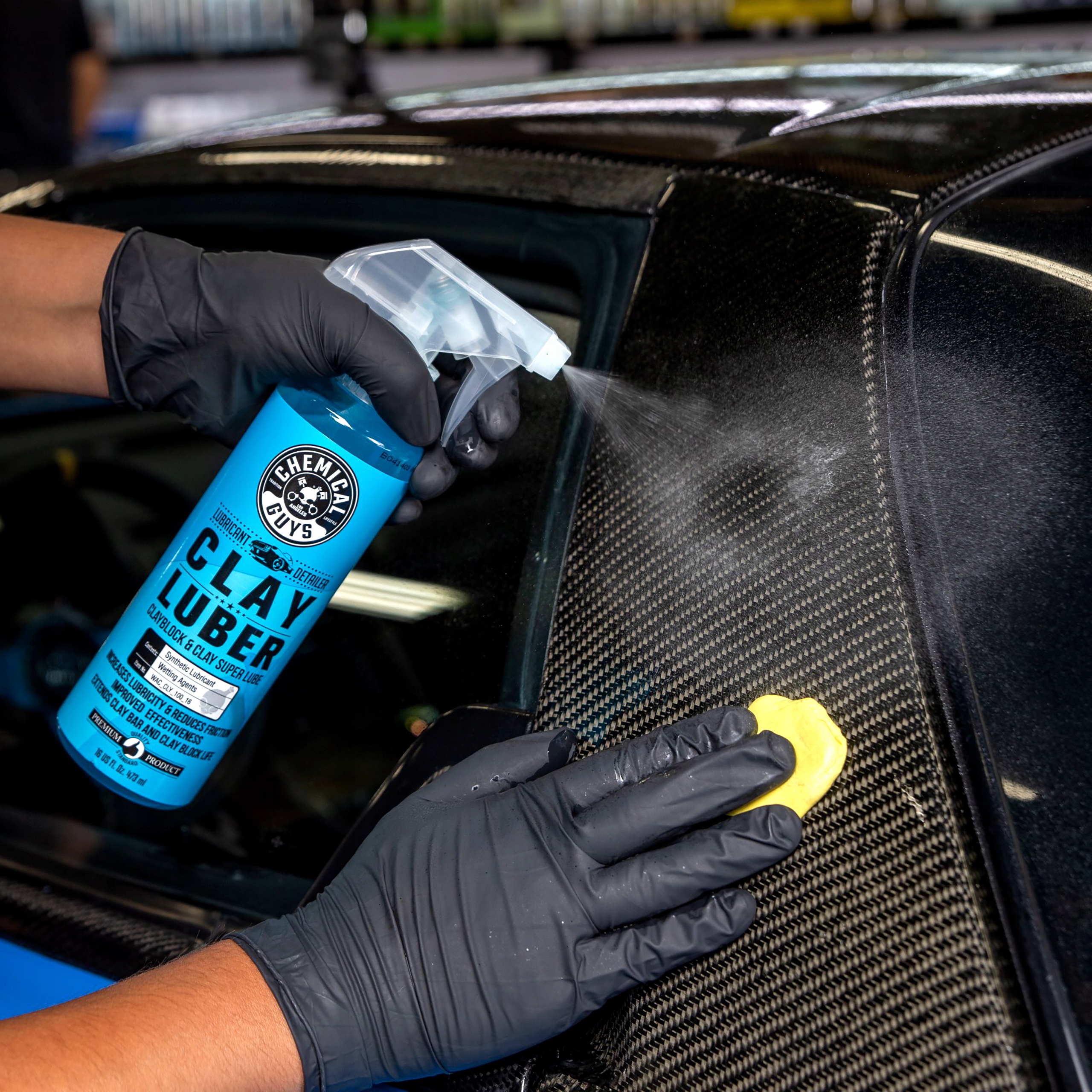 CHEMICAL GUYS CLAY LUBER lubrykant poślizg glinka Pojemność opakowania 473 g