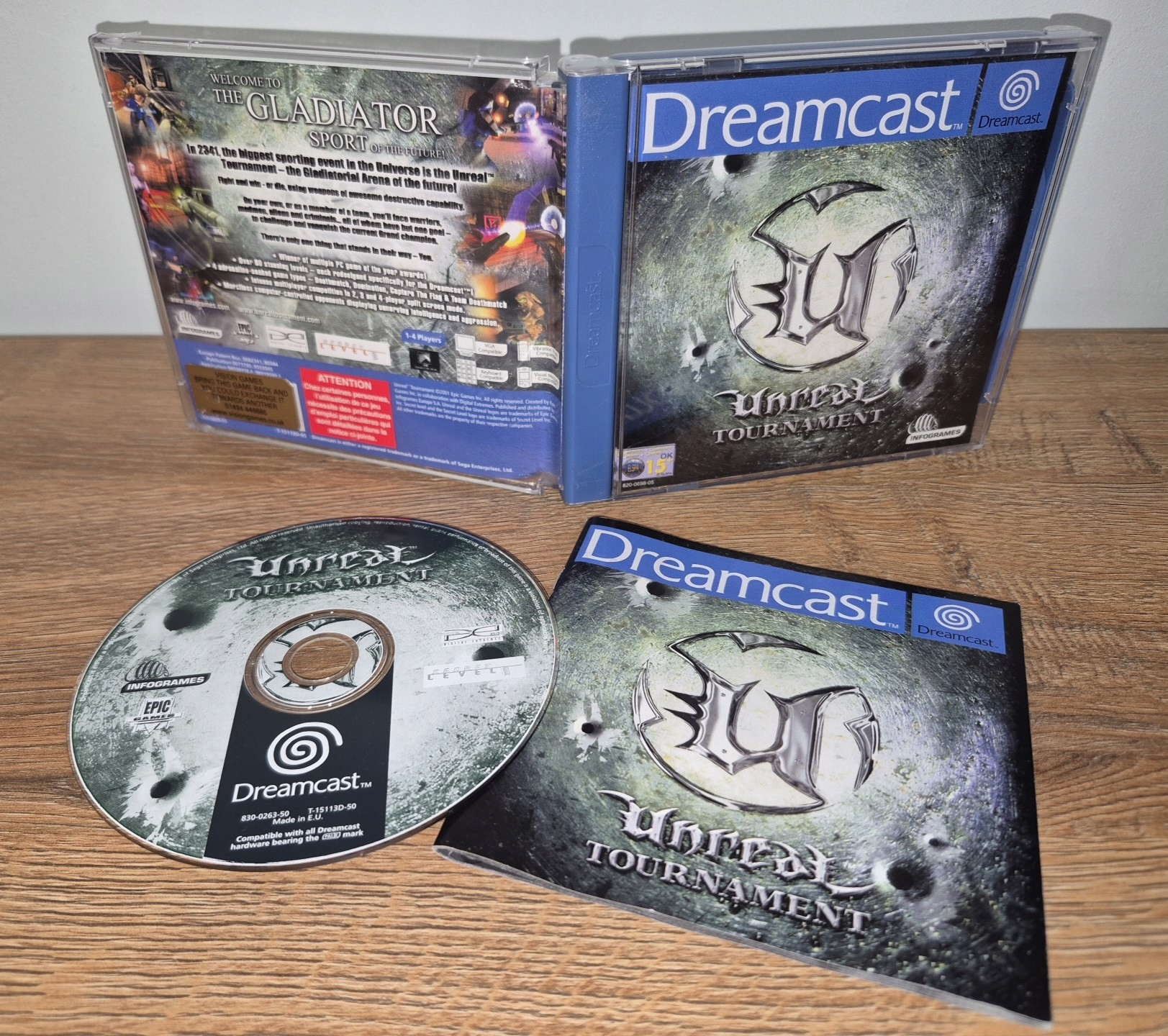 UNREAL TOURNAMENT Sega Dreamcast pudełkowa