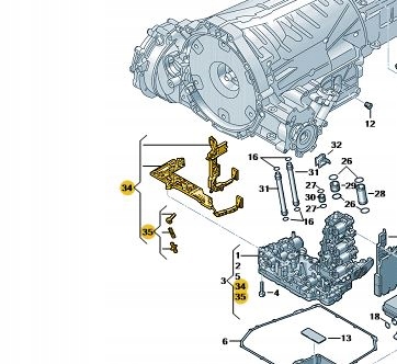 ZESTAW NAPRAWCZY MECHATRONIKI STRONIC 0B5398009F Gearbox type Automatic