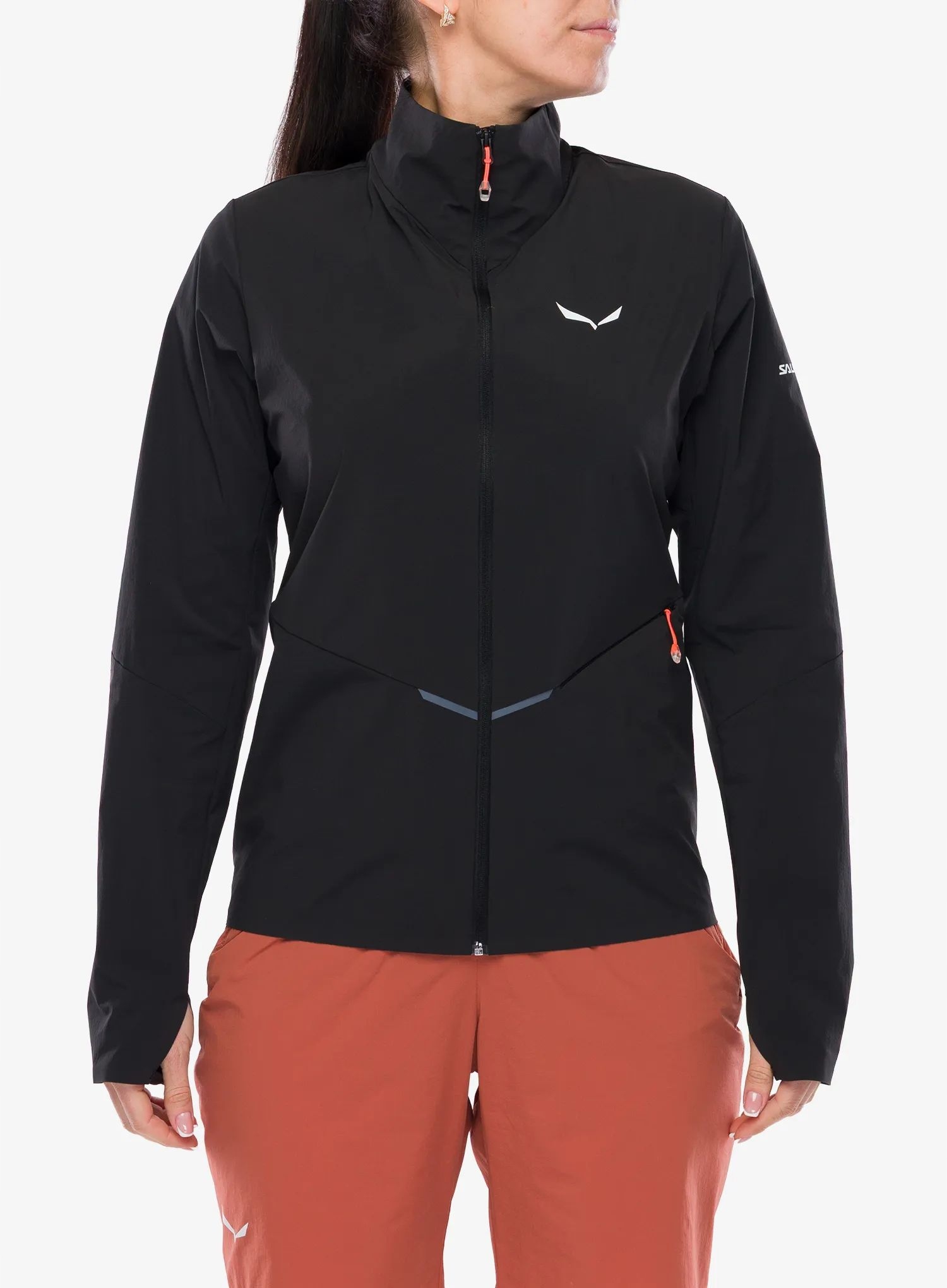 Softshell damski Salewa Pedroc Dst Light Jacket black out 38 (M)