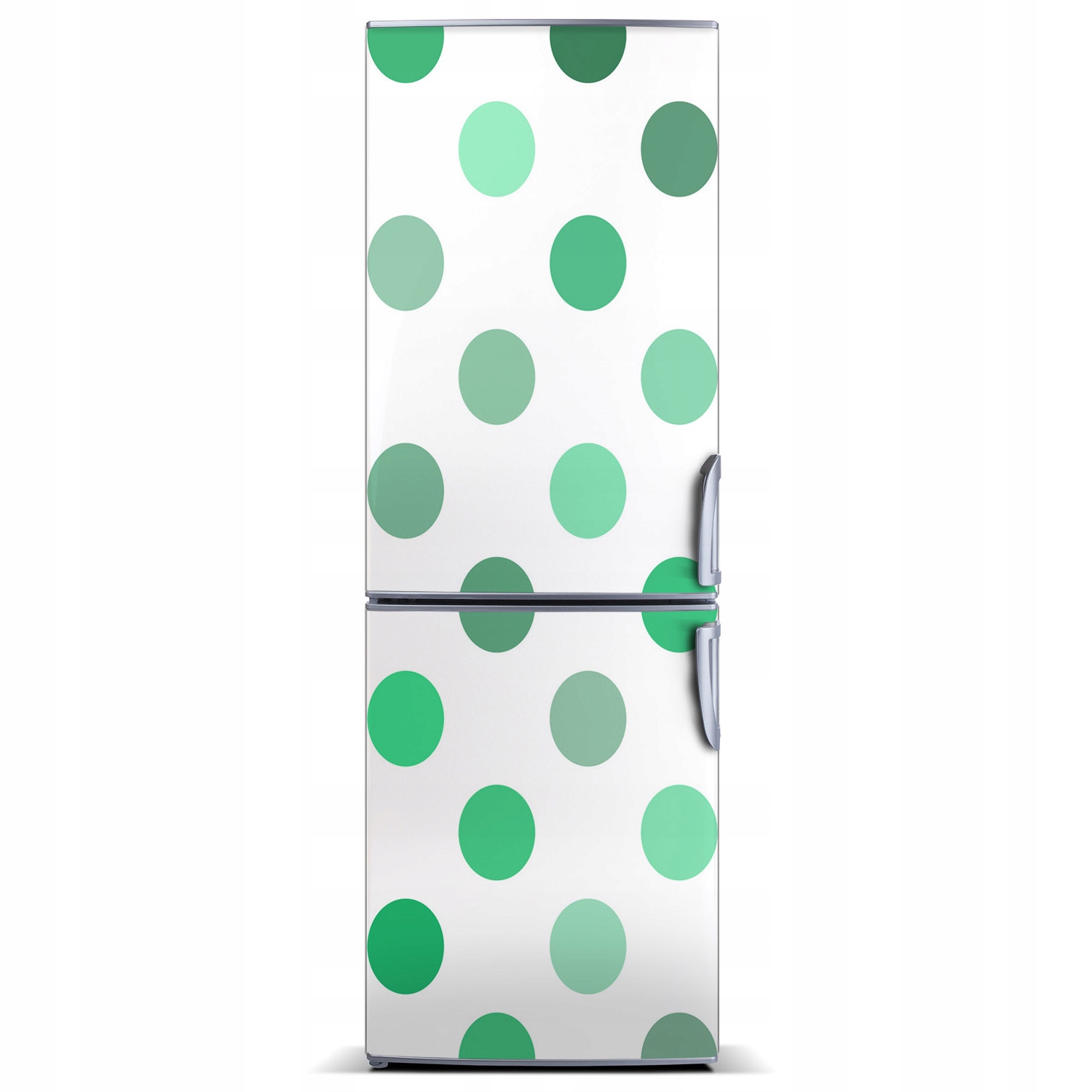 

Magnes Tapeta na lodówkę Zielone kropki 60x180