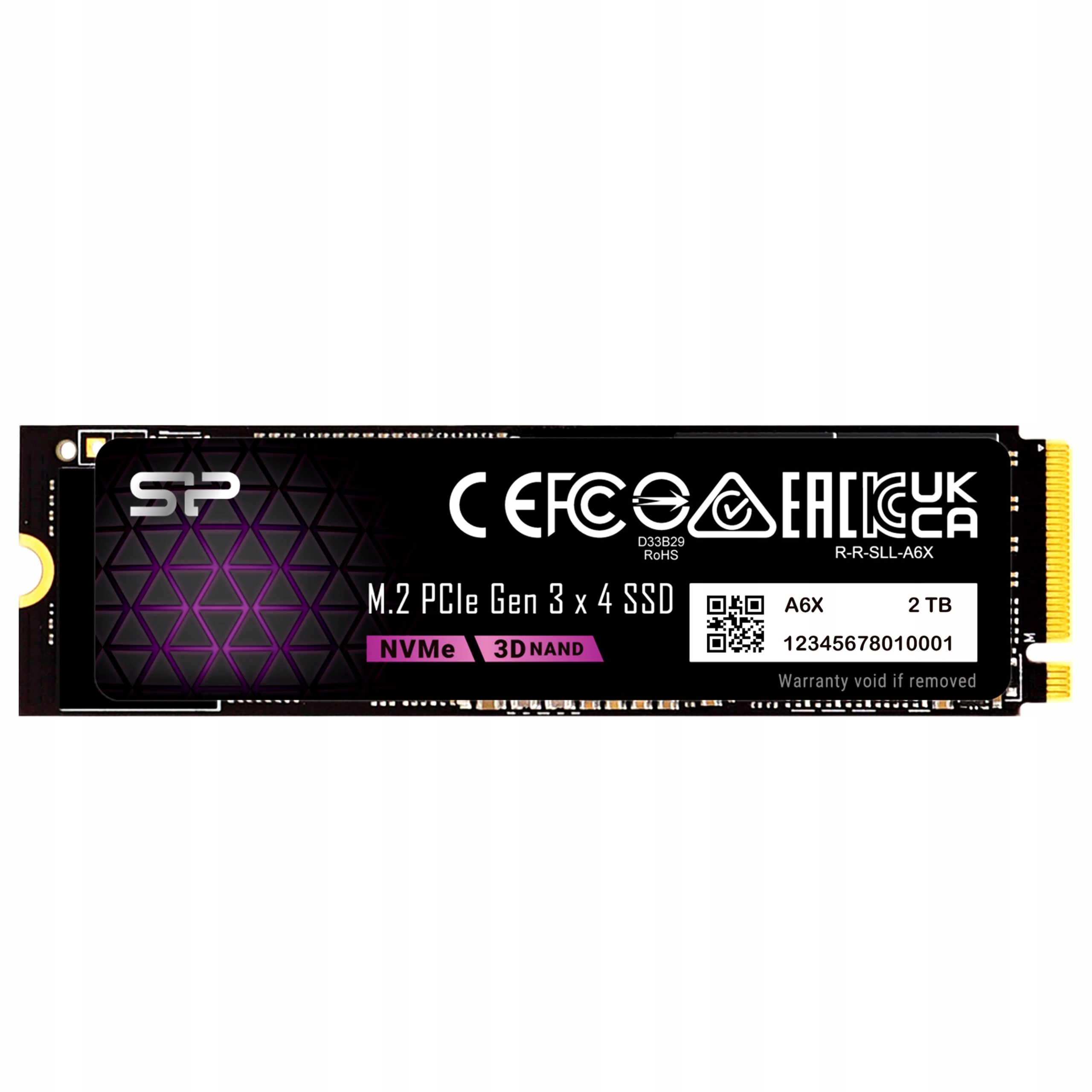 Silicon Power P34A6X 2TB Gen3x4 PCIe NVMe M.2 Ssd – Dysk Ssd 2TB M.2 PCIe Gen3x4 NVMe