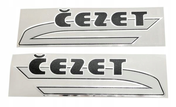 

Naklejki zbiornika Cz 175 250 350 czarne para