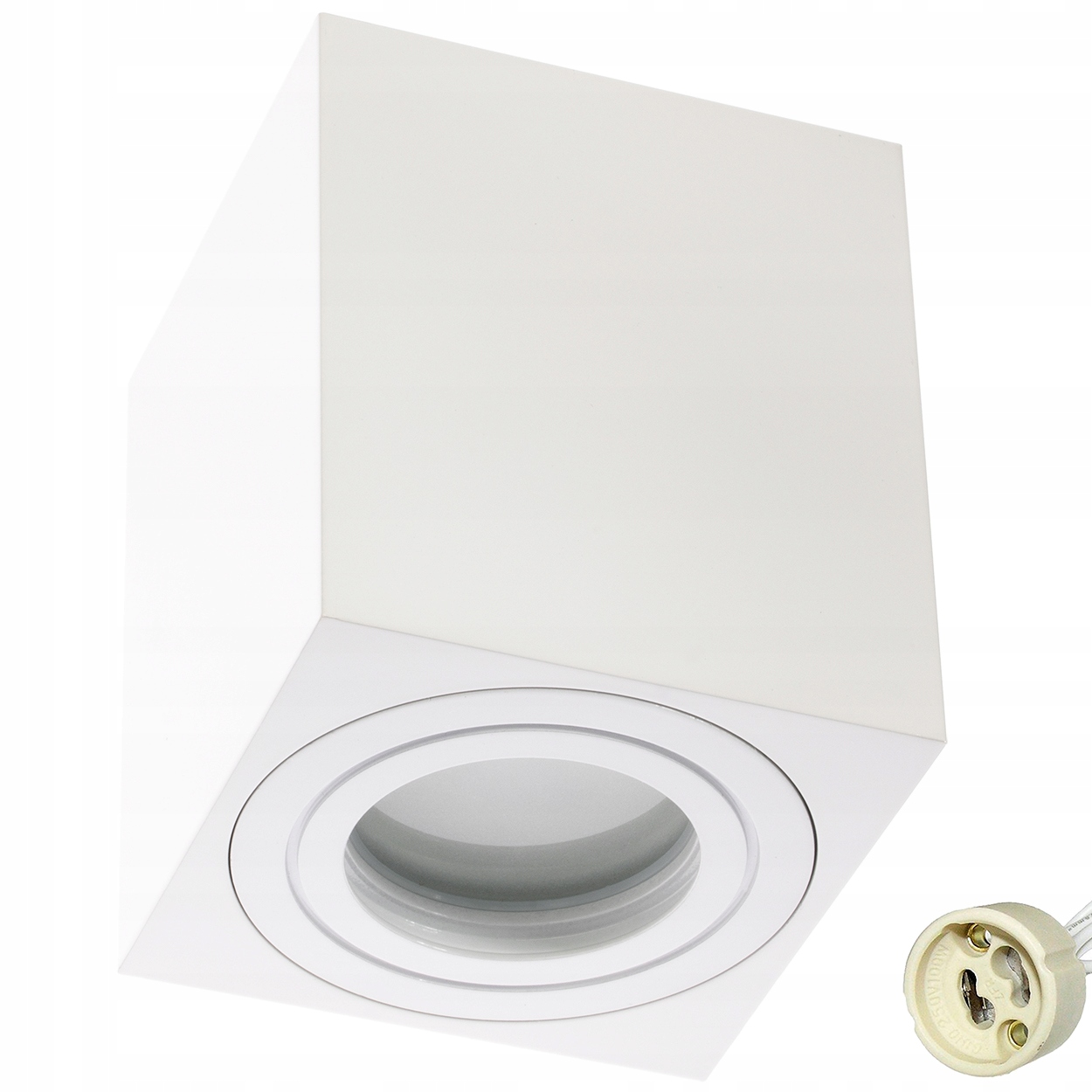 LAMPA NATYNK KWADRAT SPOT LED GU10 IP44 AQUARIUS