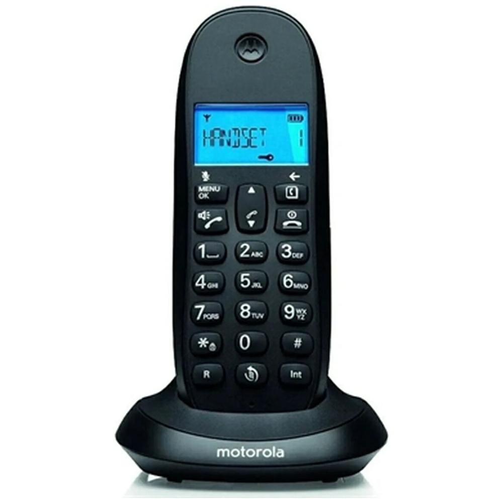 Bezdrátový stolní telefon Motorola C1001CB+ černý LCD s knihou