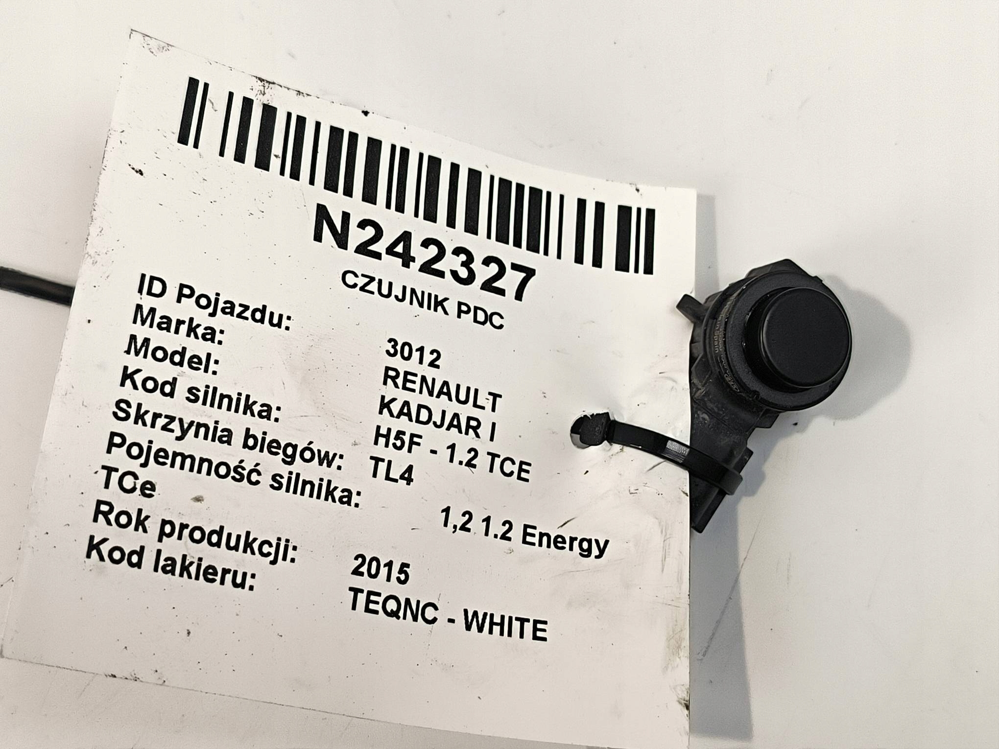 Sensor PDC 253A44101R RENAULT KADJAR und