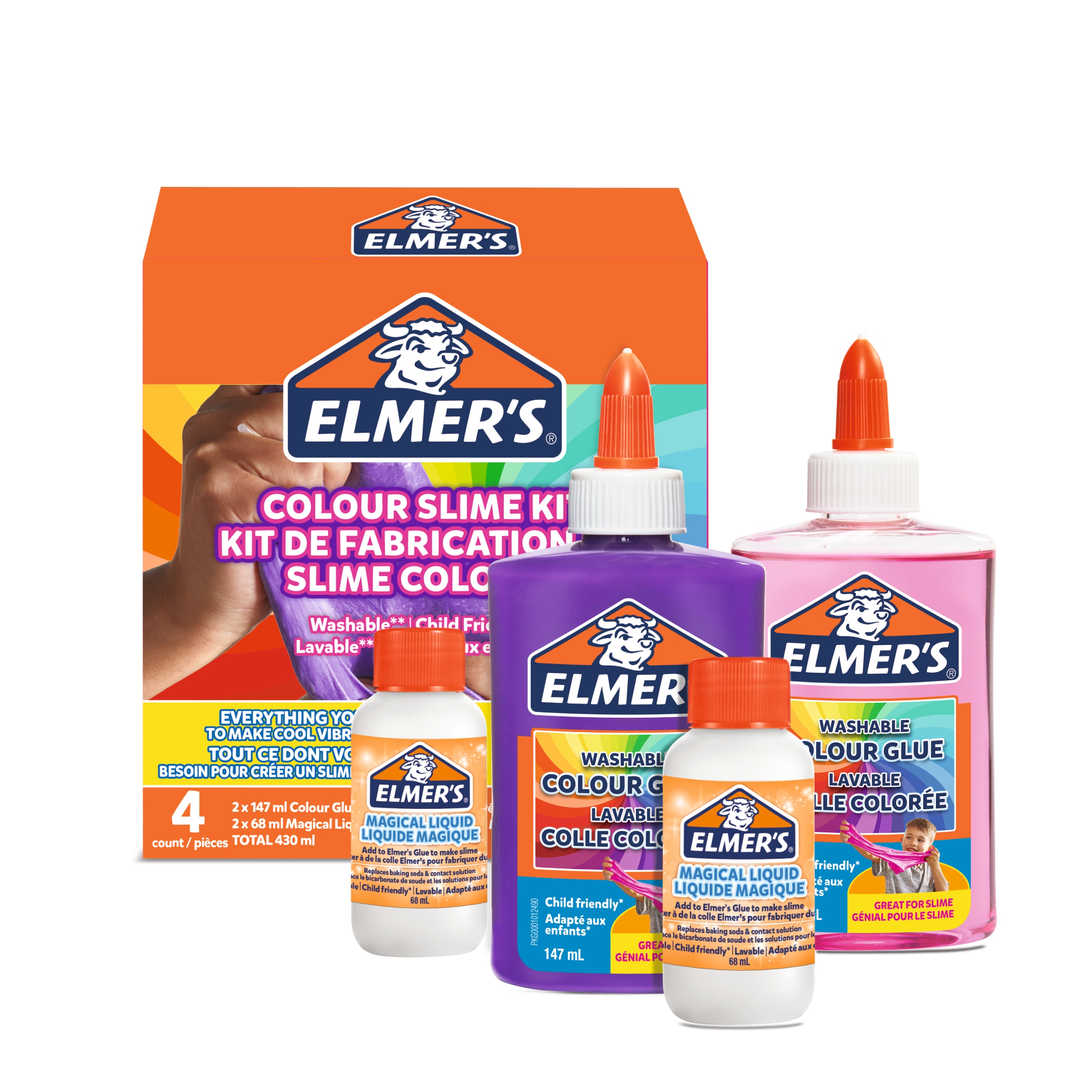 

Zestaw do robienia Slime klej aktywator Elmers