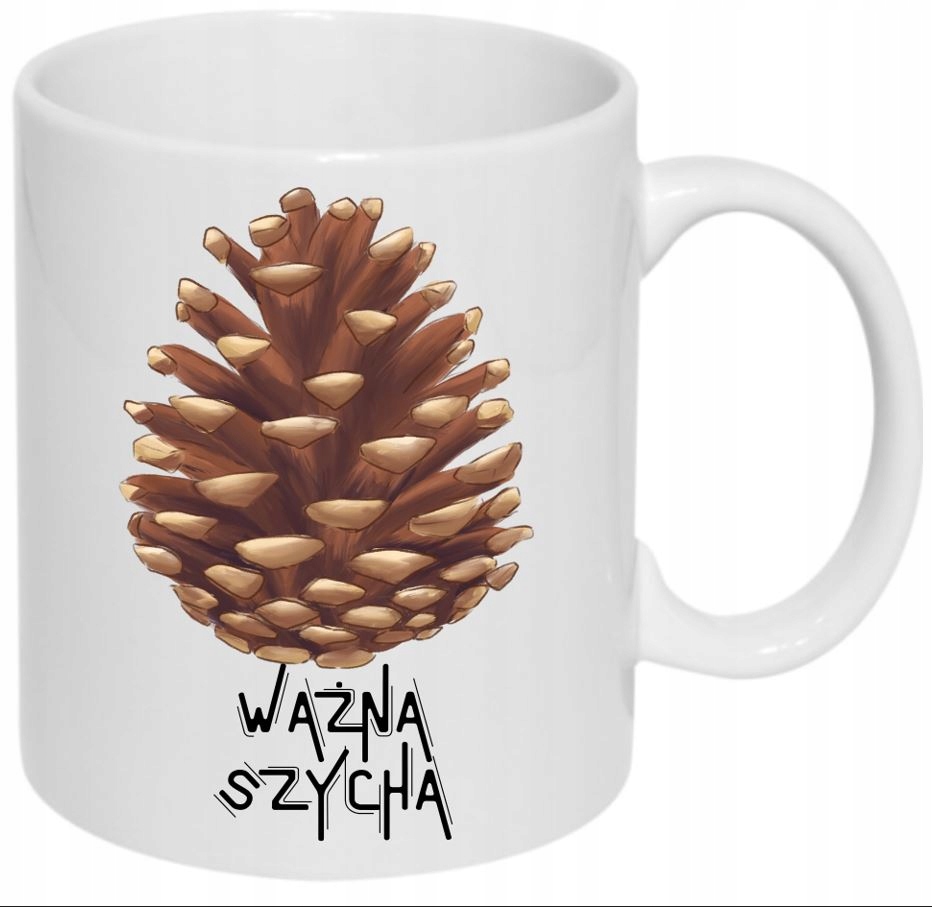 KUBEK HUMOR WAŻNA SZYCHA PREZENT PRACA DOM BIURO