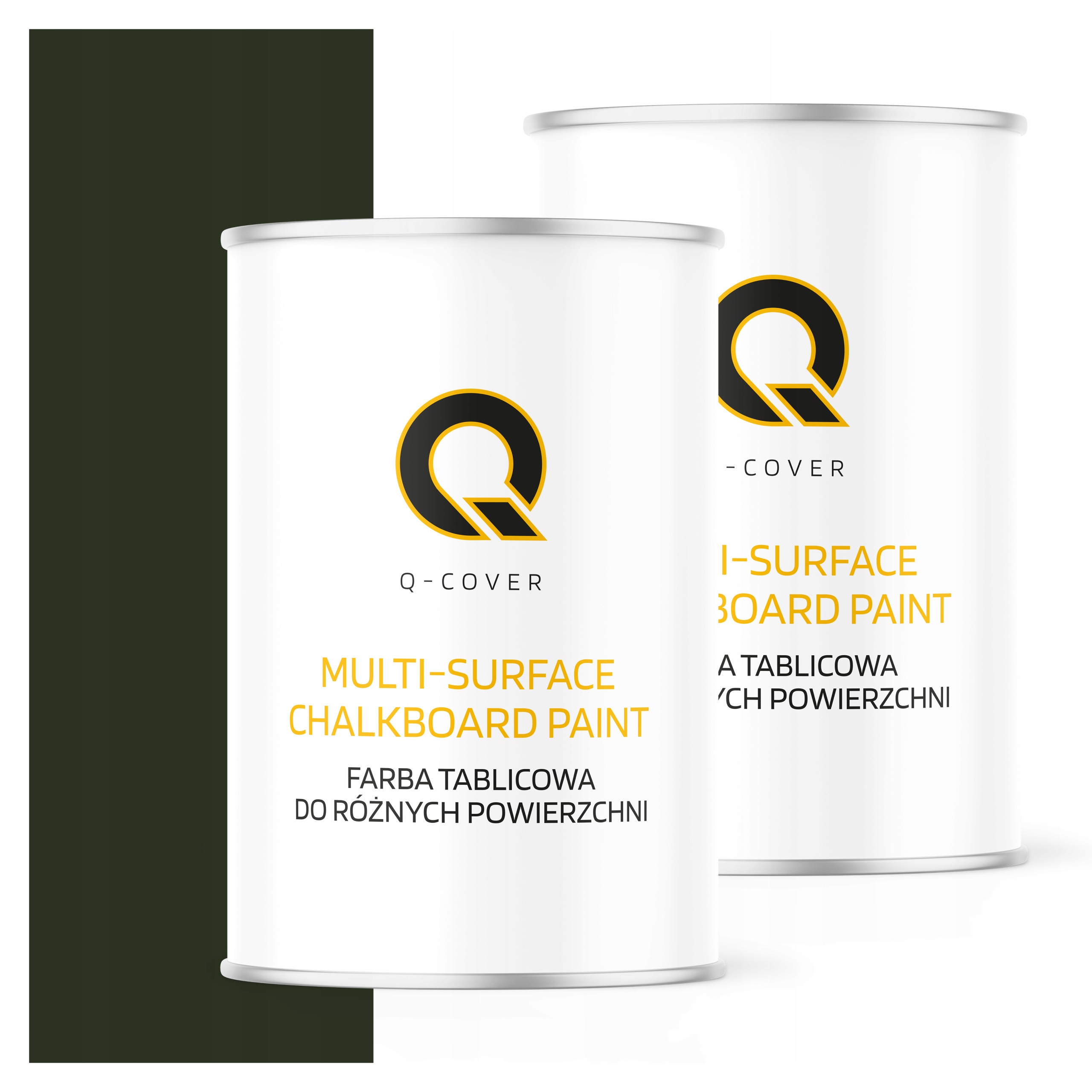 Dekoratívna tabuľová farba Dobre kryjúca 1L Fľašová Zelená RAL6007 Mat