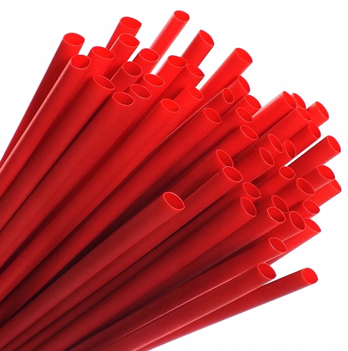 KOSZULKA TERMOKURCZLIWA 2:1 fi 3mm/1,5mm CZERWONA