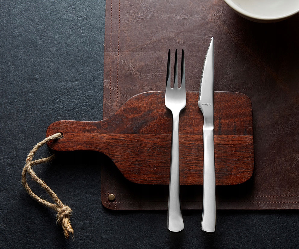 AMEFA 12 SZTUĆCE KOMPLET CHULETERO PIZZA STEK GRILL KOMPLET DLA 6 OSÓB EAN (GTIN) 8711155452508