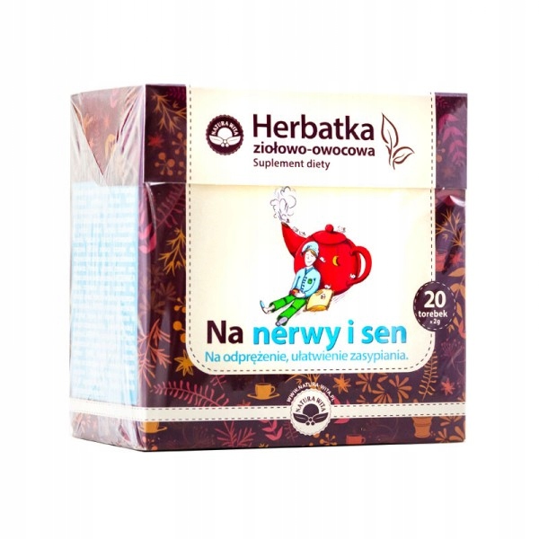 Expresní bylinně-ovocný čaj Na Nervy A Spánek 20 sáčků *2 g 40 g