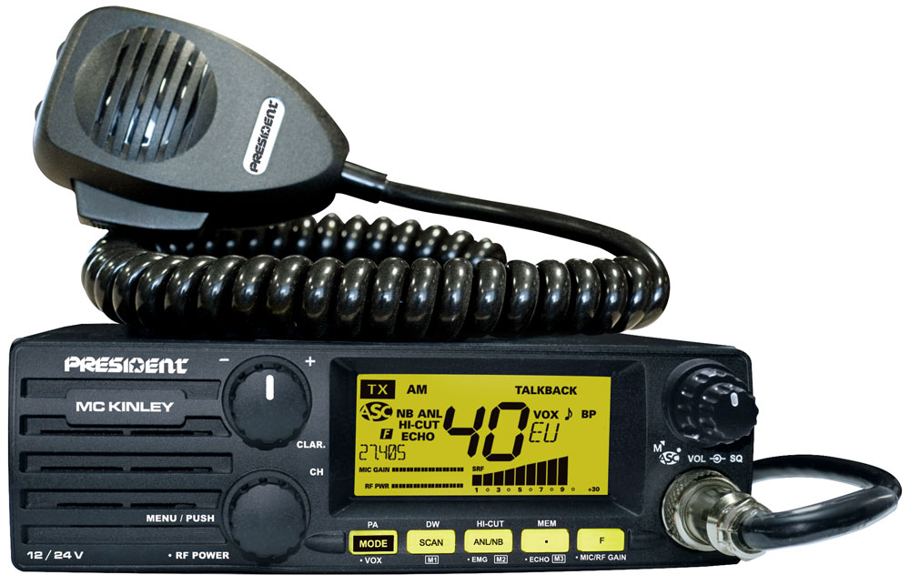 President McKinley Cb Radio pro nákladní vozidla 12V/24V