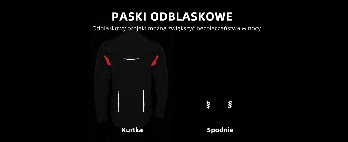ROCKBROS Męska Kurtka Rowerowa na Zimę Długa Wiatroszczelna Wodoodporna L Właściwości elementy odblaskowe oddychające odprowadzające wilgoć szybkoschnące termiczne wiatroszczelne wodoszczelne